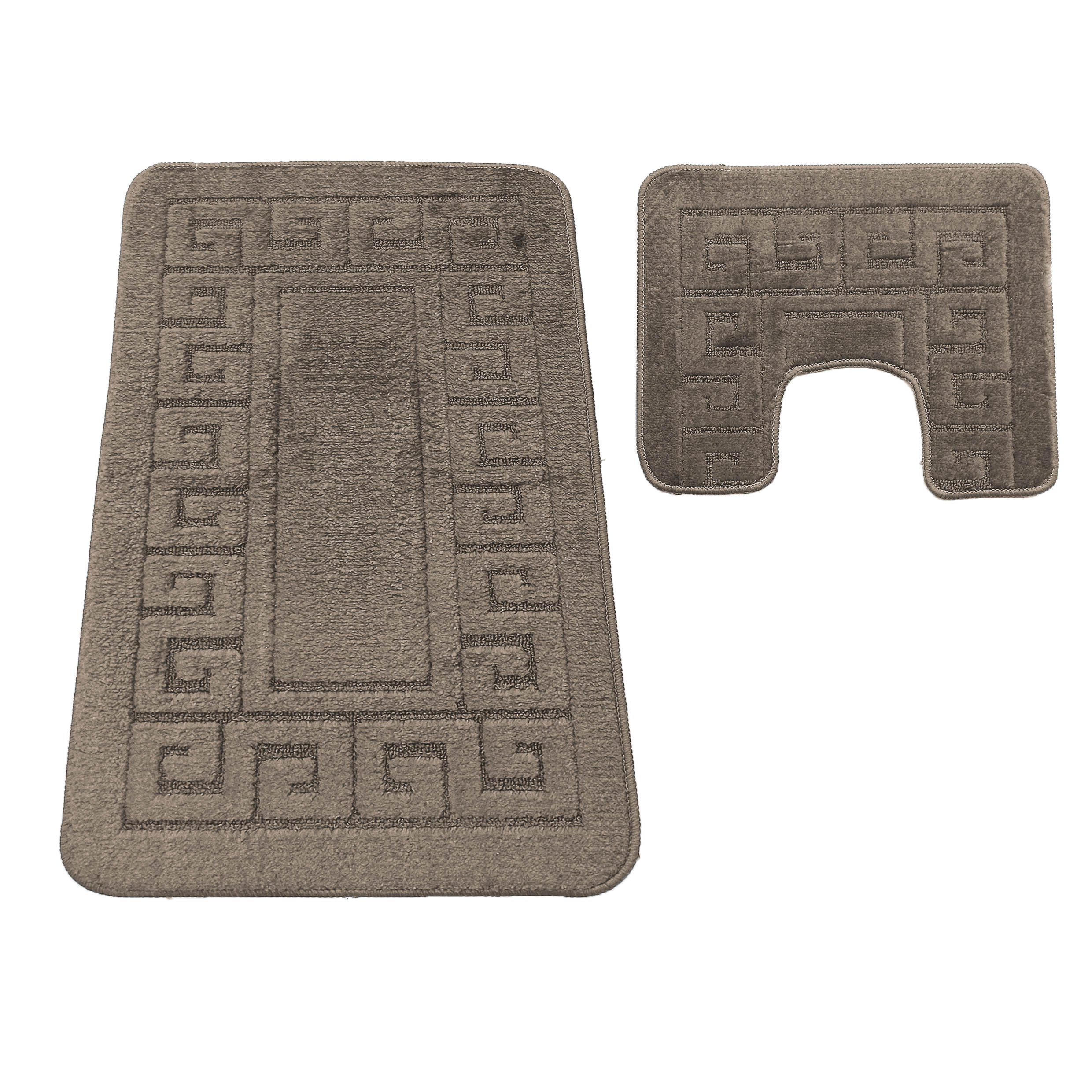 Komplet Dywaników Łazienkowych Montana Ethnic - Cappuccino Pod WC Antypoślizgowy Komplet Dywaników Łazienkowych Montana Ethnic - Cappuccino Pod WC Antypoślizgowy