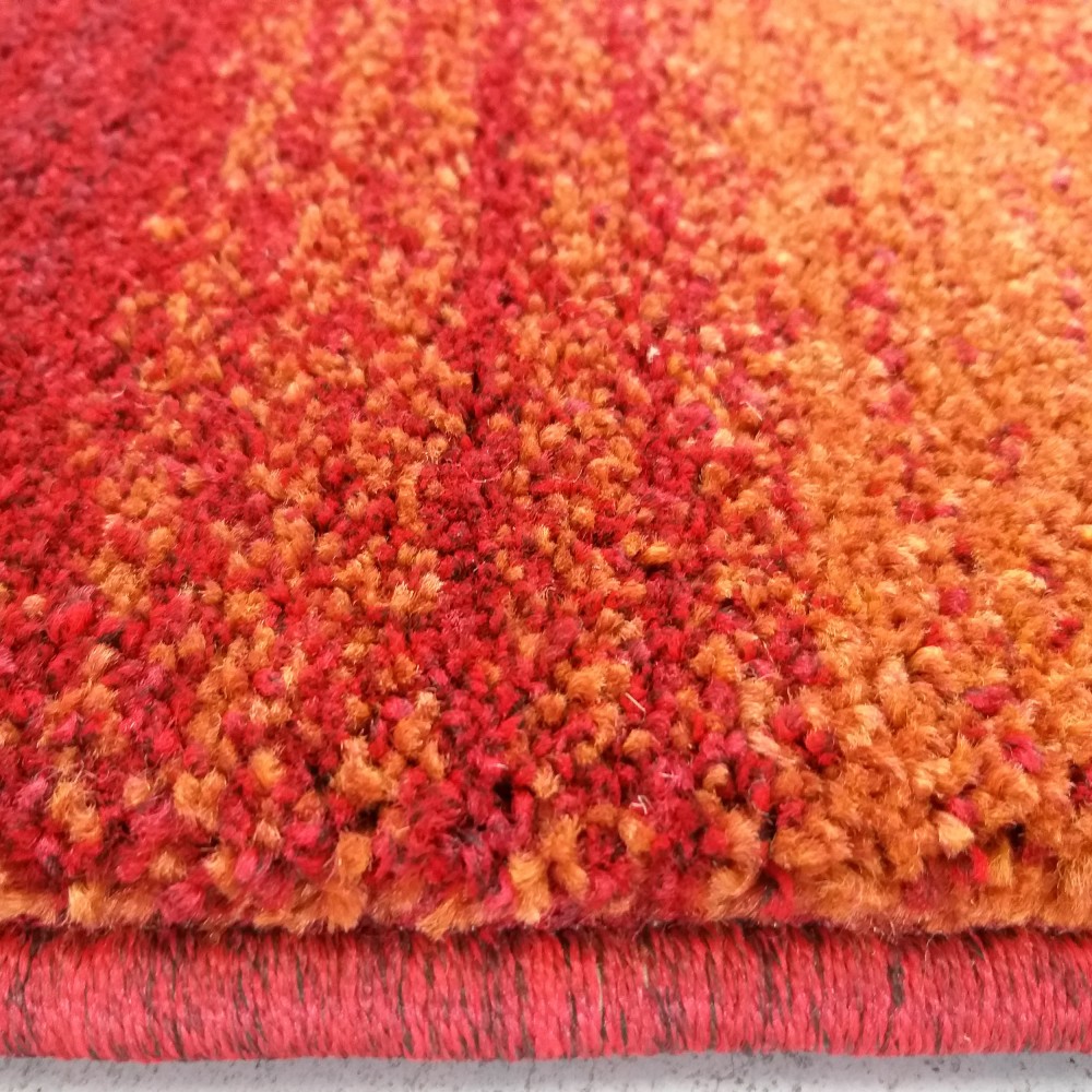 Dywan Nowoczesny Do Salonu Sherpa 05 Pomarańczowo-Czerwony