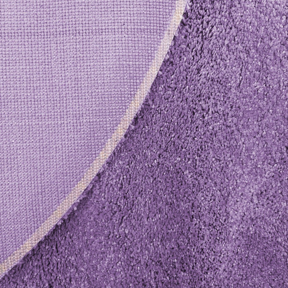 Dywan Nowoczesny Shaggy Cosy Balta Koło 01 - BO - Fioletowy