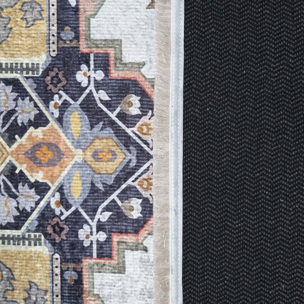 Dywan Nowoczesny Wielokolorowy Safir 600 złoty