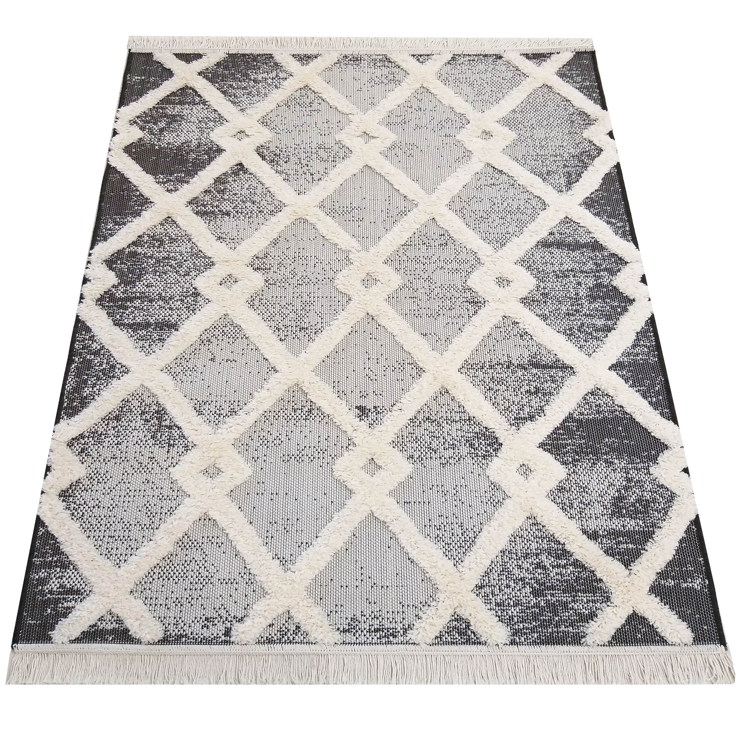 Dywan Sznurkowy OUTDOOR DELI 02 Szary