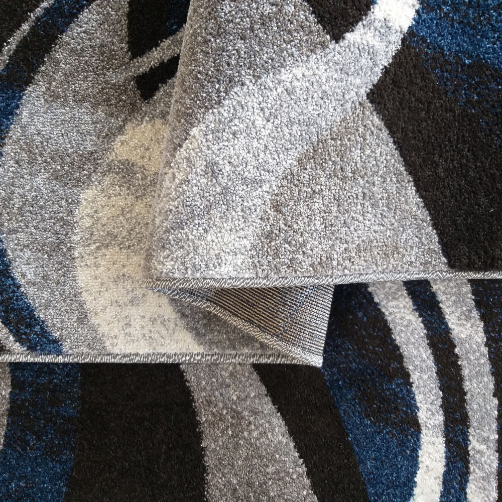 Dywan Nowoczesny Otto 01 Szaro-Granatowy