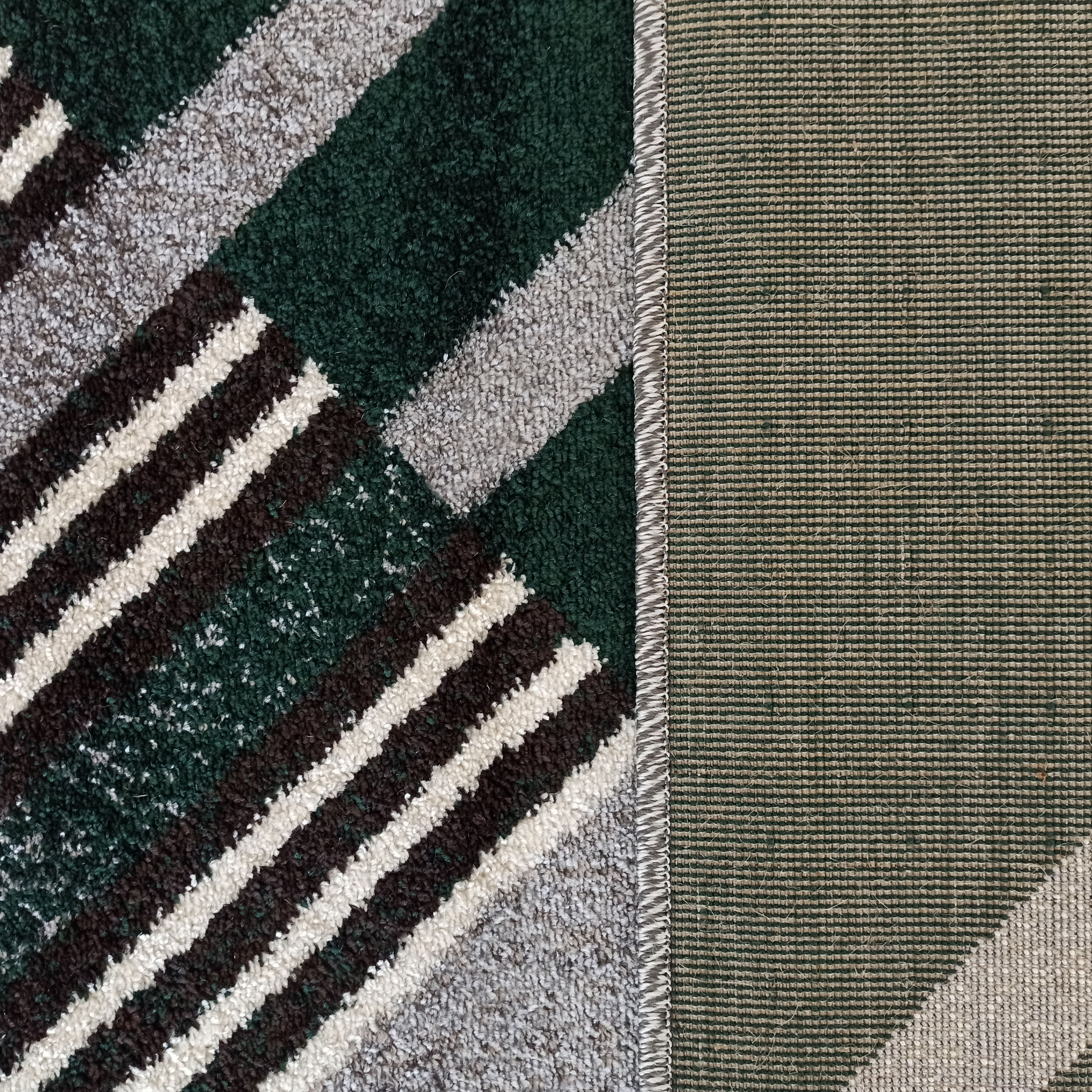 Dywan Nowoczesny Otto 03 Szaro-Zielony