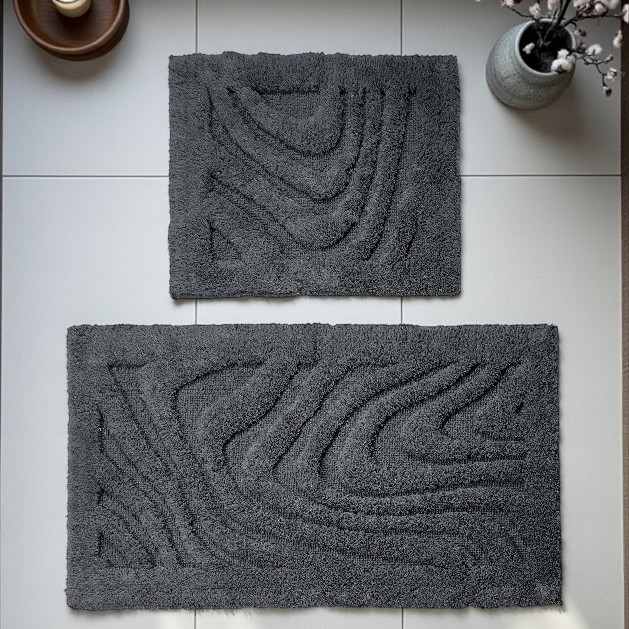 Komplet Dywaników Łazienkowych Boston 11 - Grafit