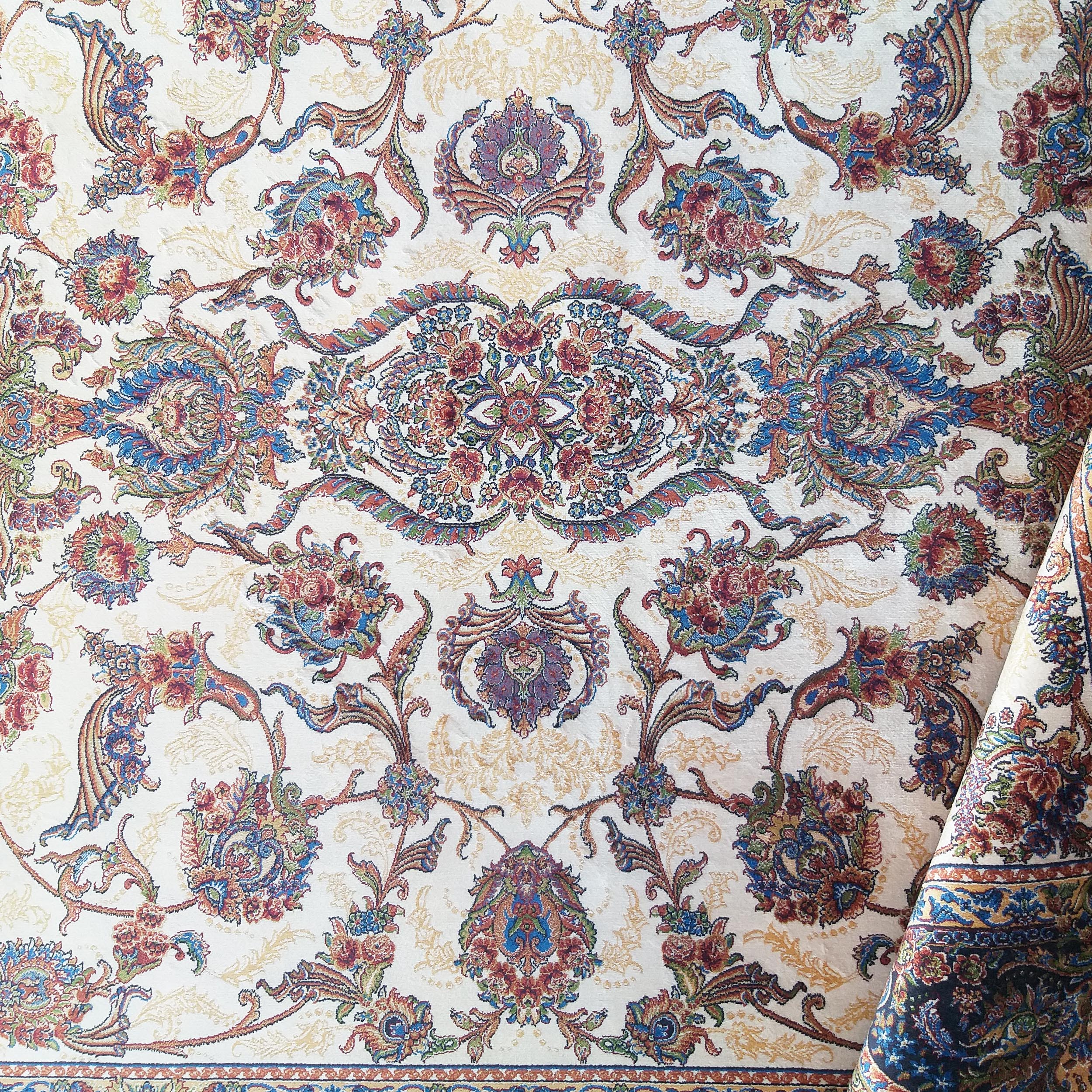 Dywan ekskluzywny Qum Silk 08 - kremowy Dywan ekskluzywny Qum Silk 08 - kremowy