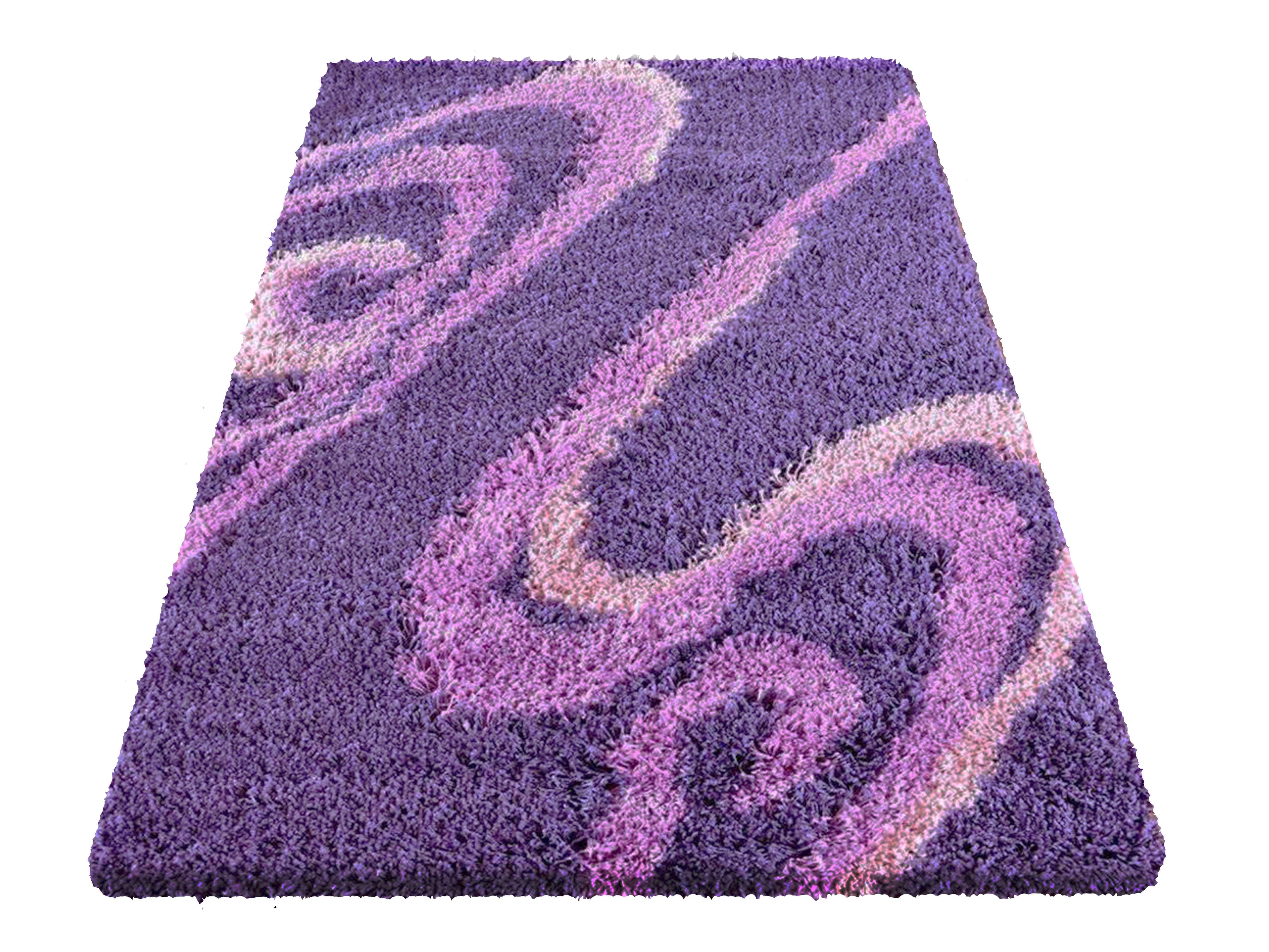 Dywan Shaggy 05S Fala Fioletowa Dywan Shaggy 05S Fala Fioletowa