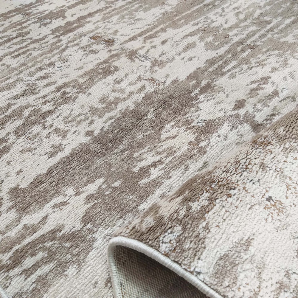 Dywan Nowoczesny Milas Shrink PRL 09B HK - Beżowo - Brązowy