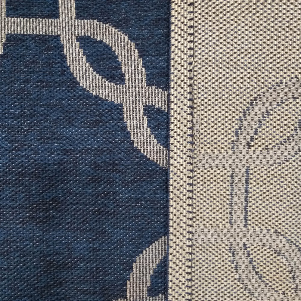 Dywan Nowoczesny Sznurkowy OUTDOOR Patio 48 - Granatowy