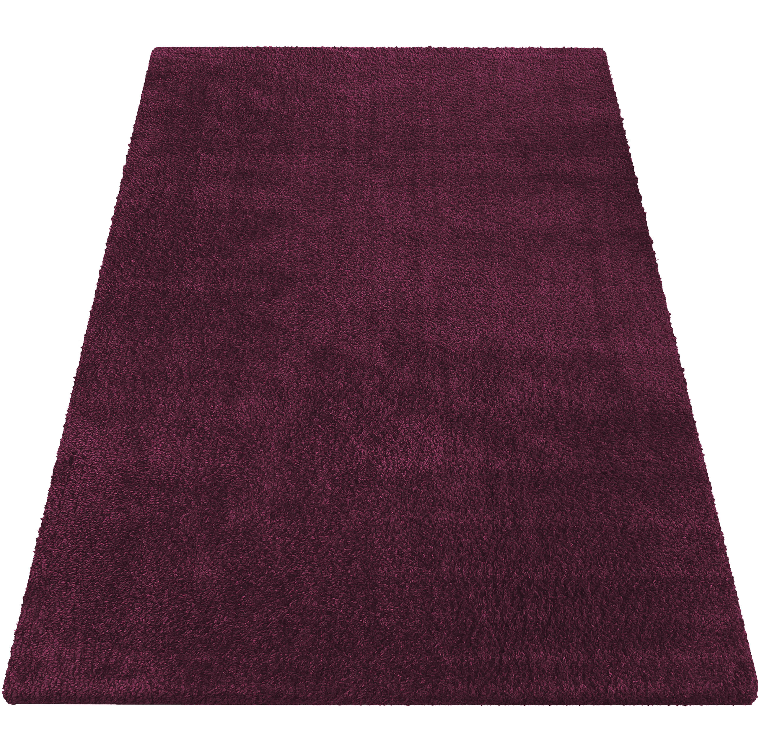  Dywan Kamel Typu Shaggy Nowoczesny Soft - Oberżyna