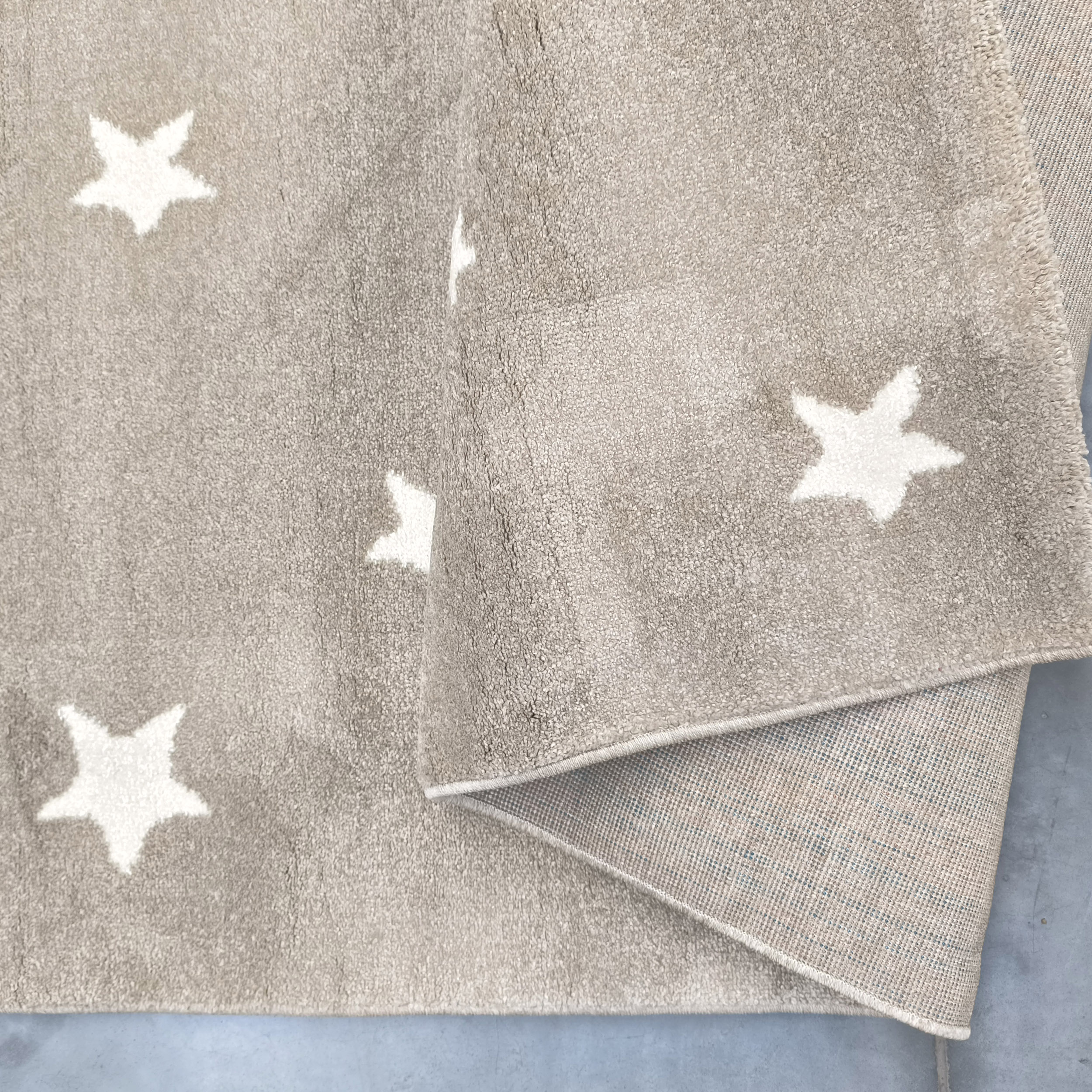 Dywan Dla Dzieci BELLA 50 Gwiazdki - beżowy z atestem