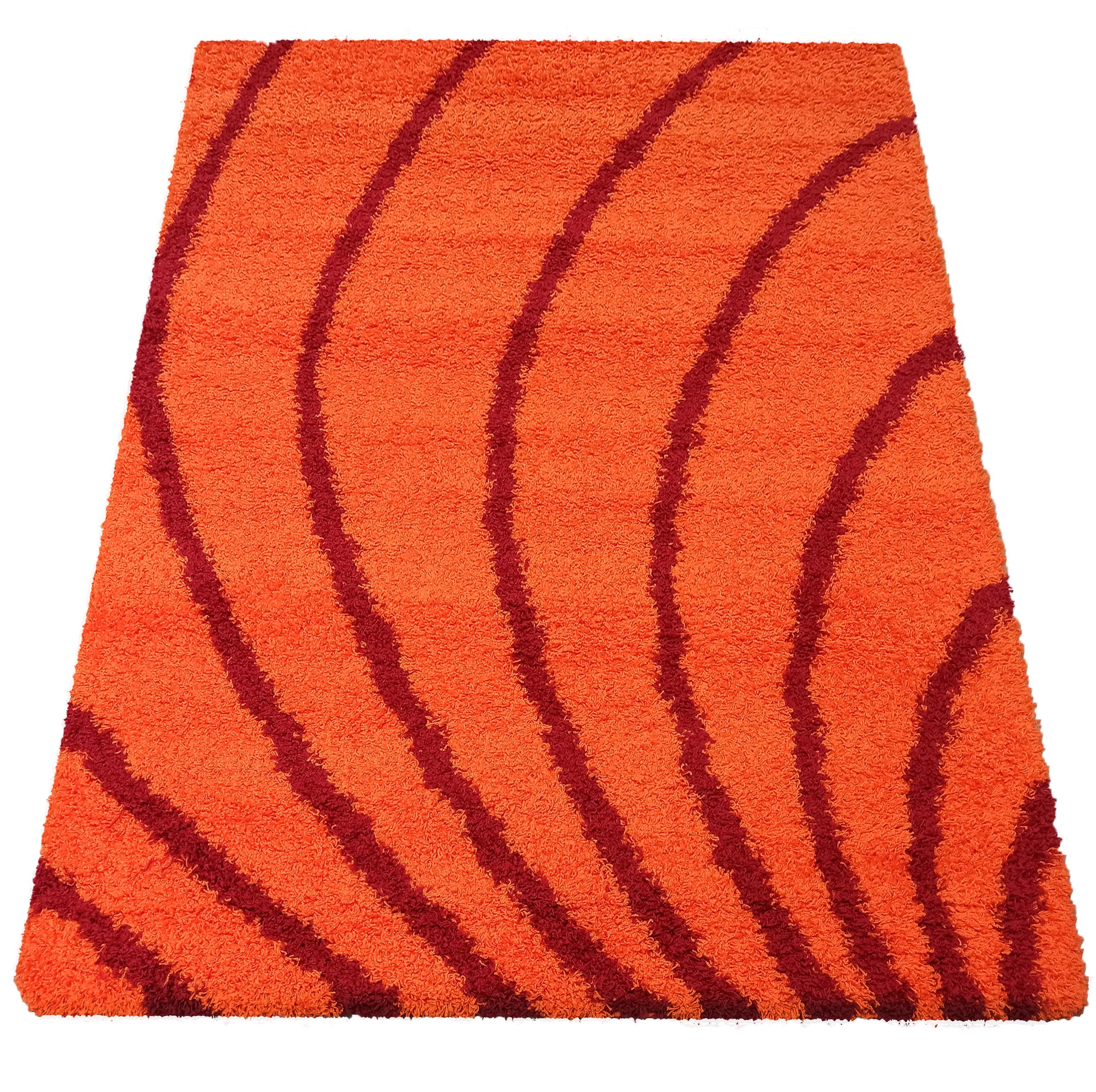 Dywan Nowoczesny Shaggy Long 044-OR - Pomarańczowy