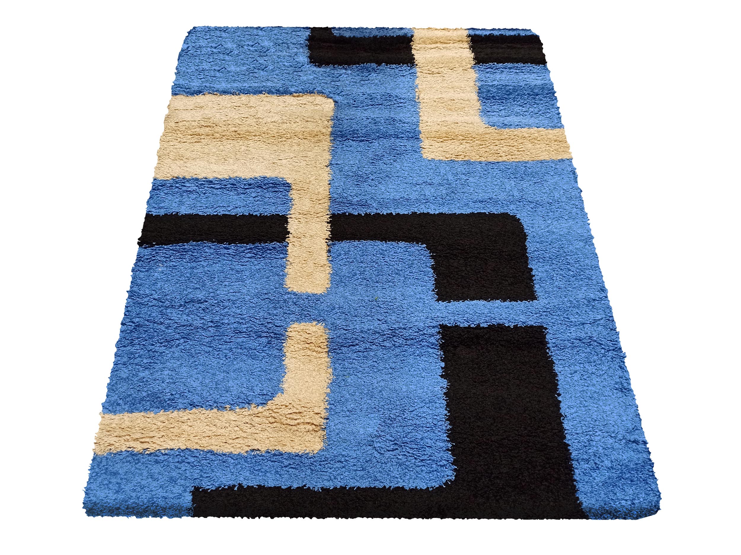 Dywan Nowoczesny Shaggy Long 00084A-BC - wielokolorowy