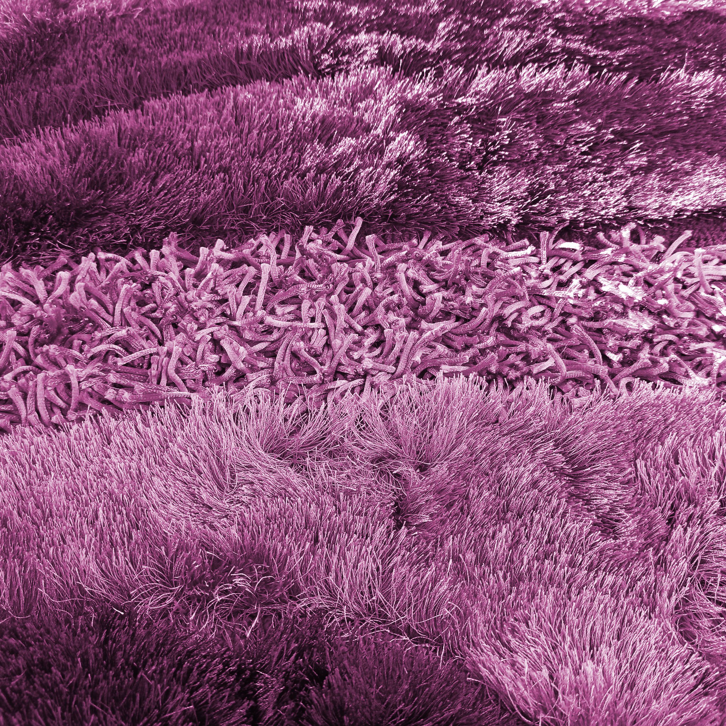 Dywan Nowoczesny Ovo Typu Shaggy 08056-MO Fioletowy