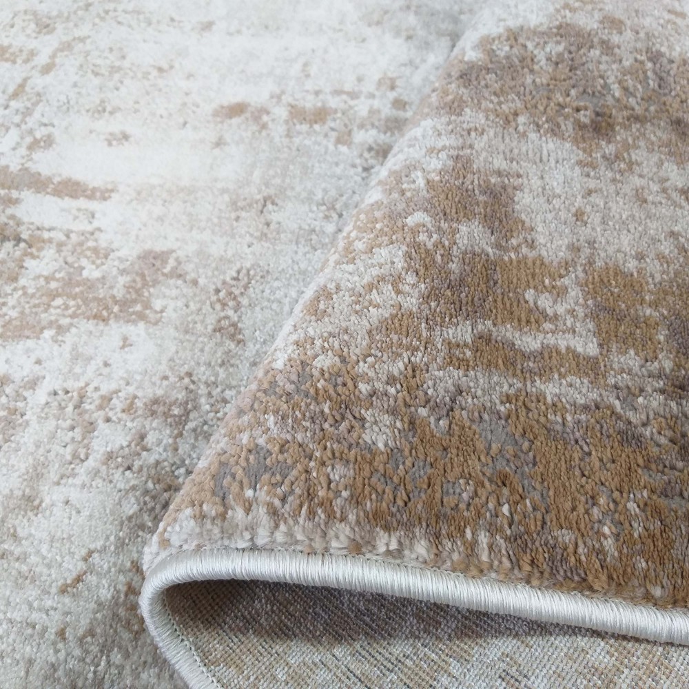  Dywan Nowoczesny Milas Shrink PRL 13C AB - Beżowo - Kremowy