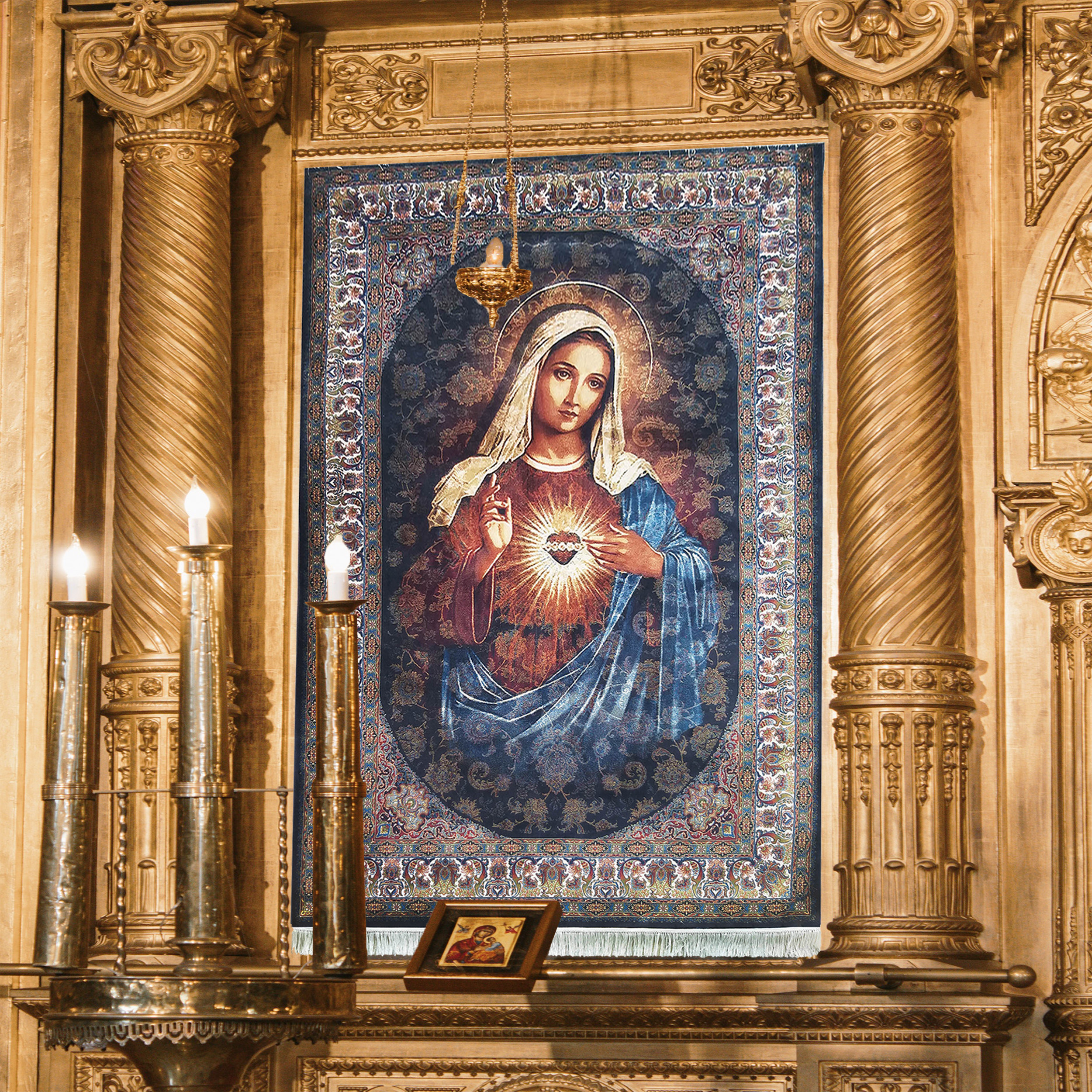 Dywan ekskluzywny Sacrum - Ikona - wielokolorowy 