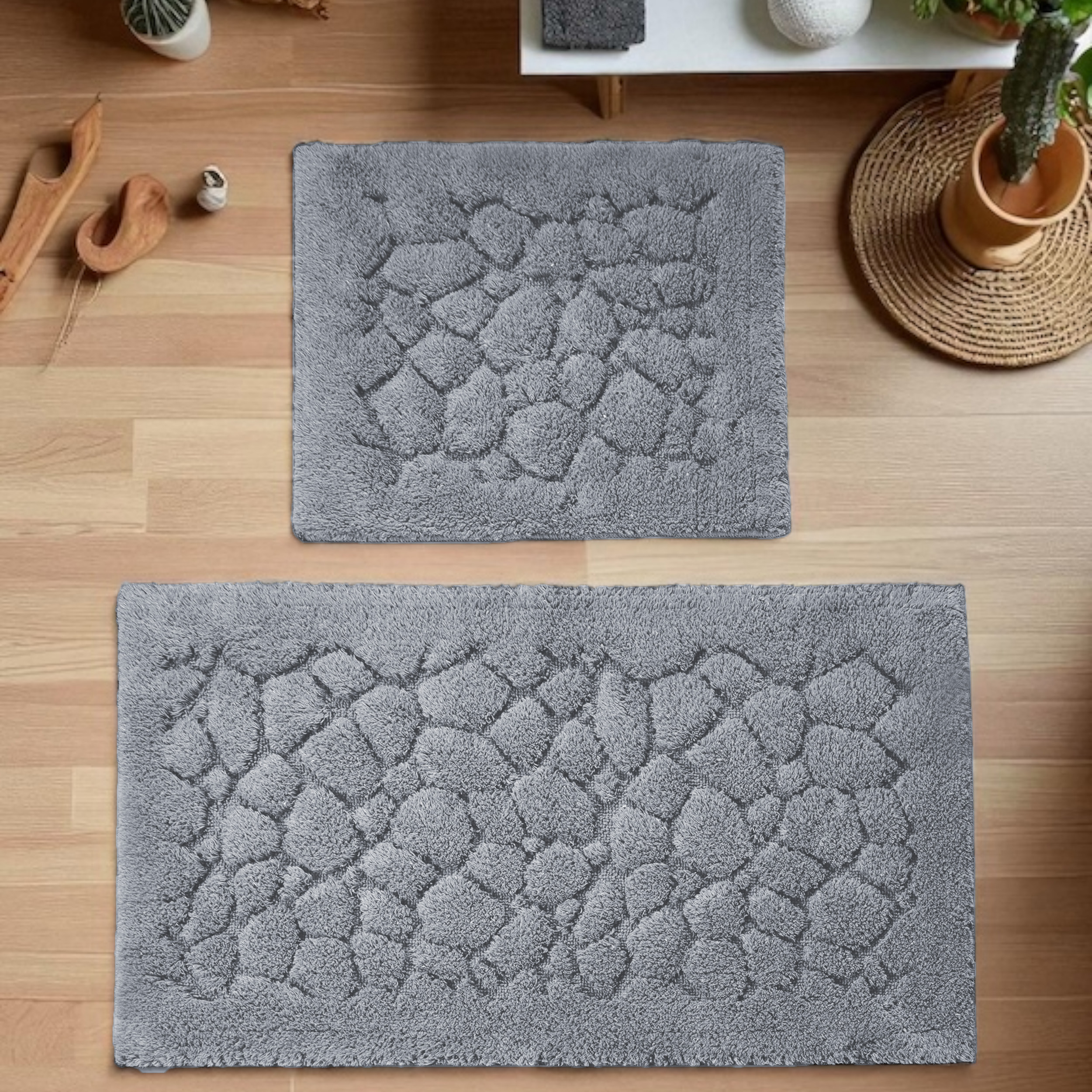 Komplet Dywaników Łazienkowych Boston 10 - Szary