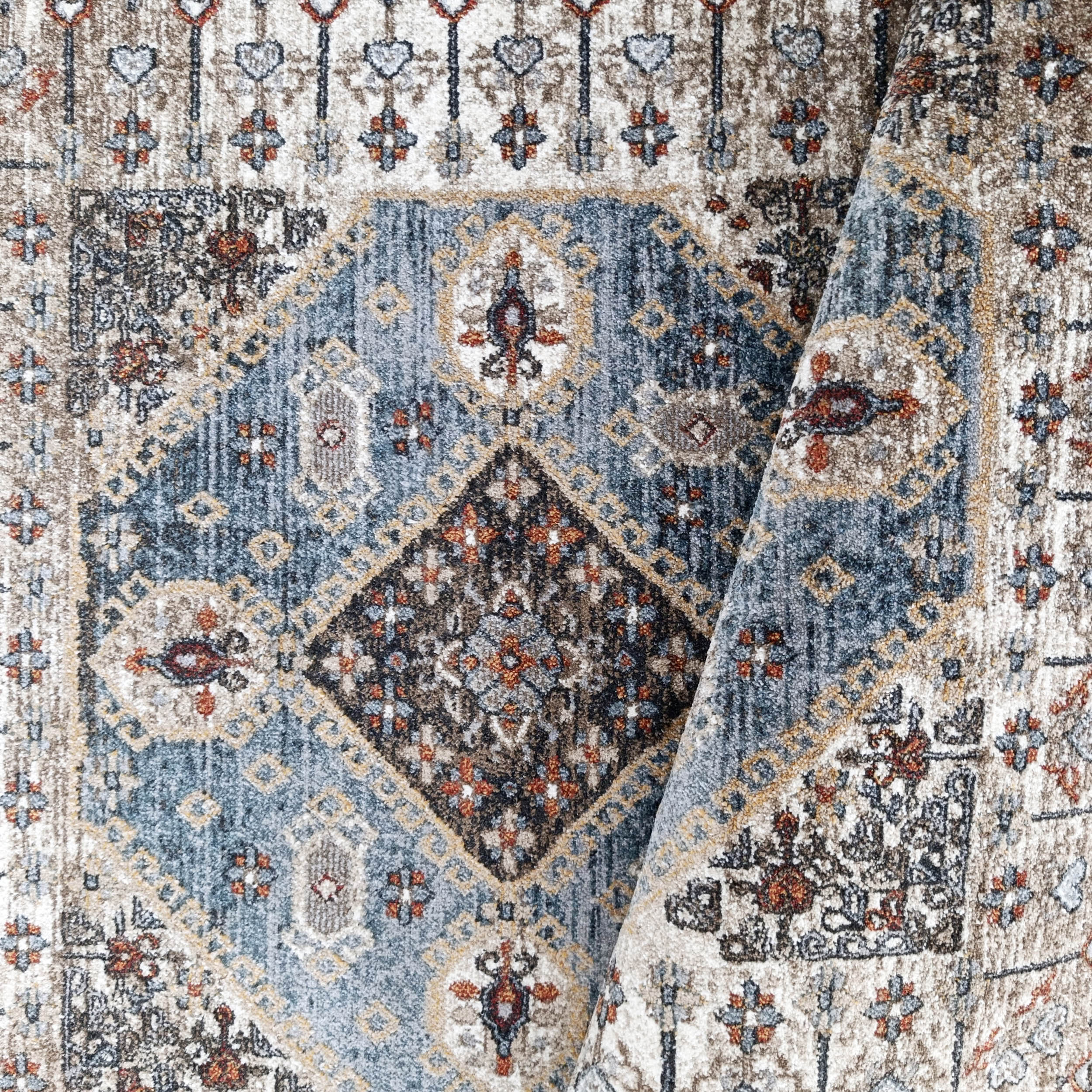 Dywan Nowoczesny Sienna 03 - orientalny granatowy