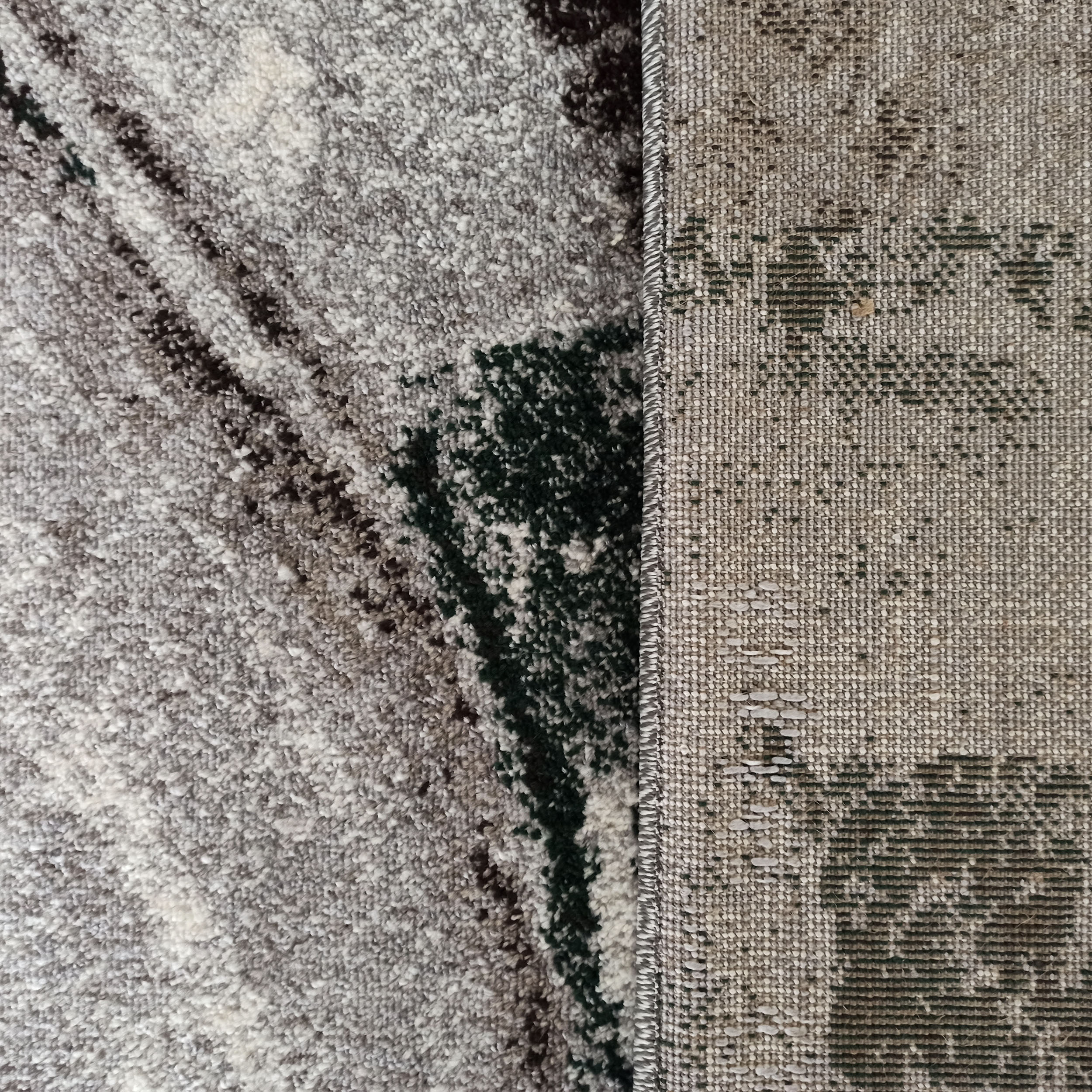 Dywan Nowoczesny Otto 04 Szaro-Zielony