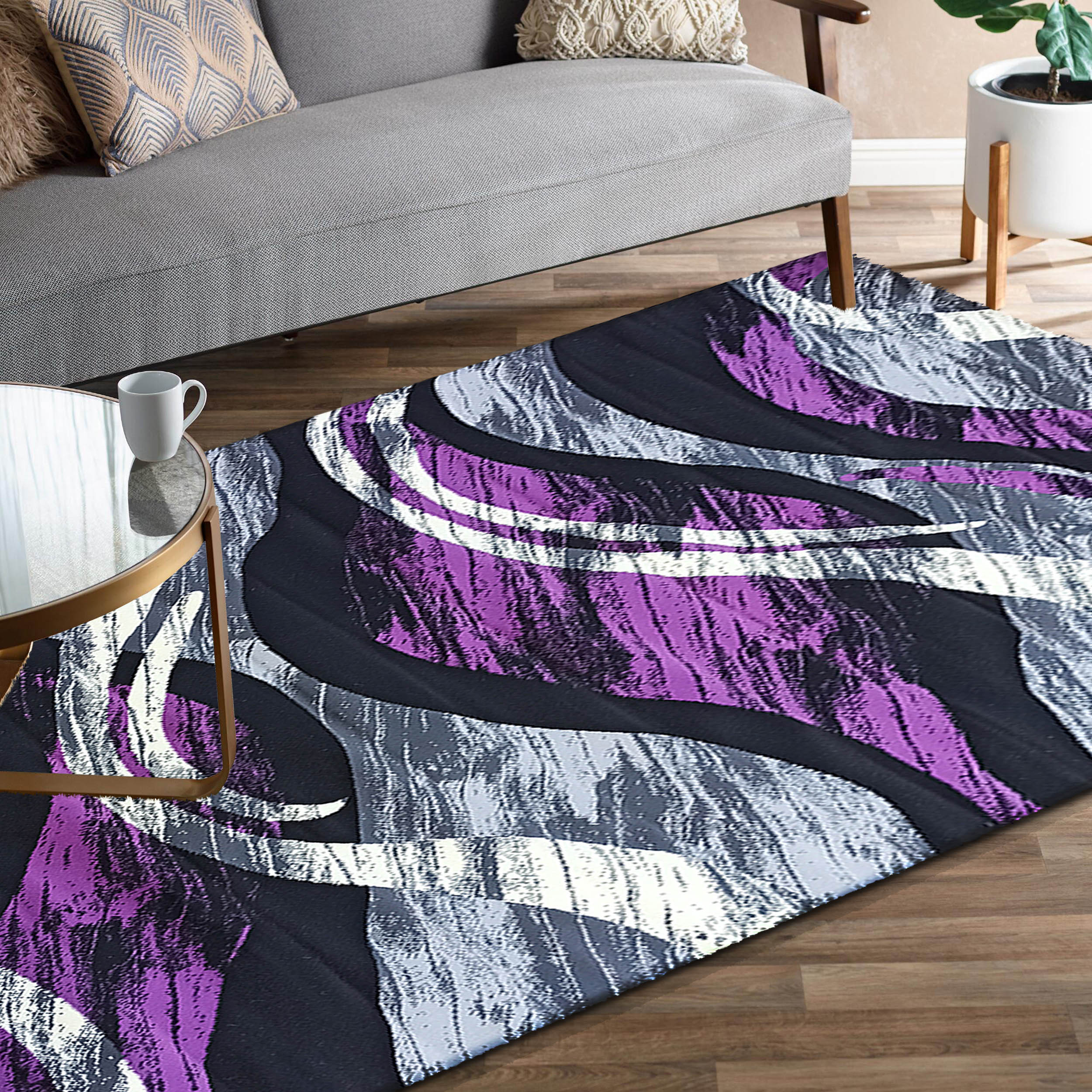 Dywan Nowoczesny Soho H5954-GL - wielokolorowy