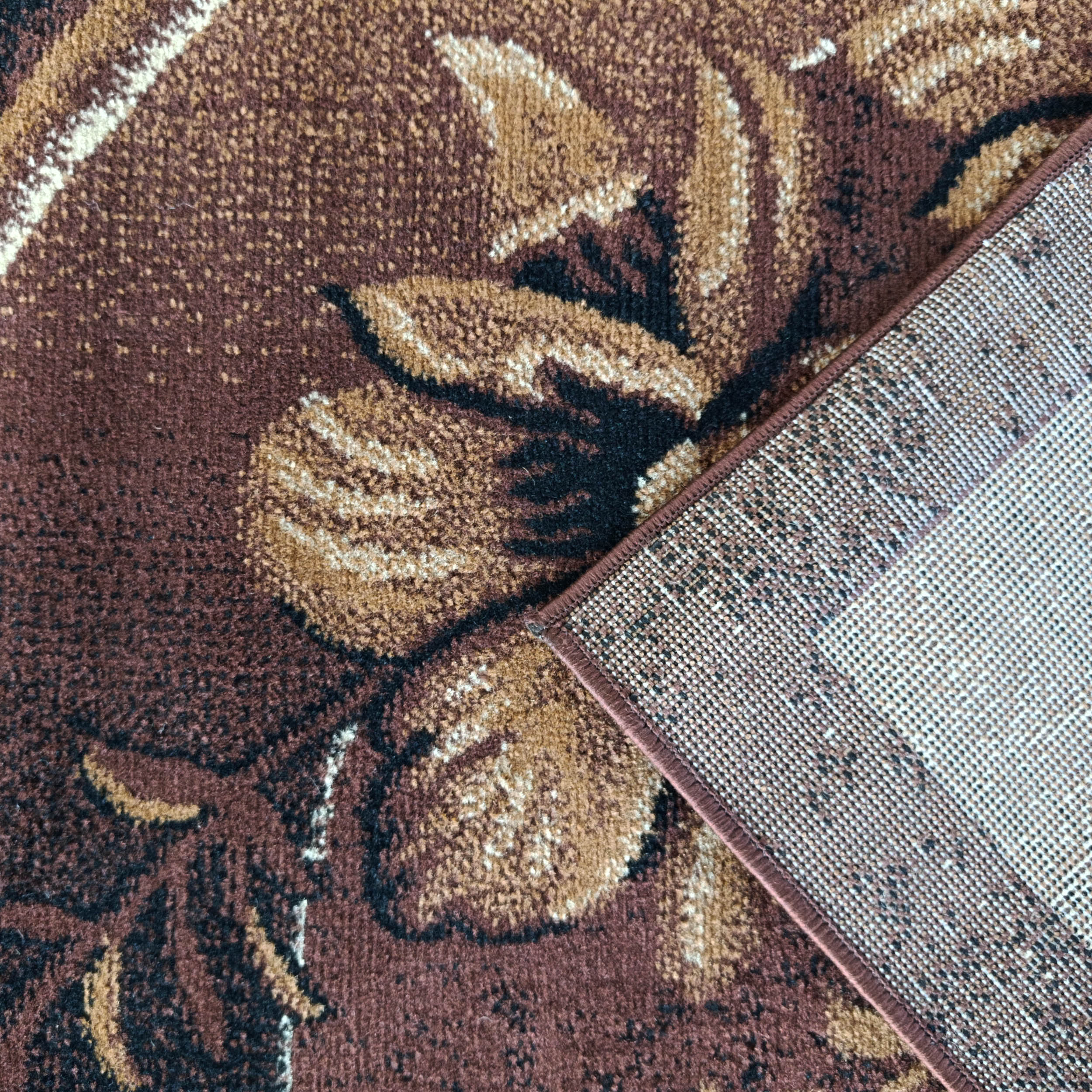 Dywan Klasyczny BCF Alfa 21 brązowy