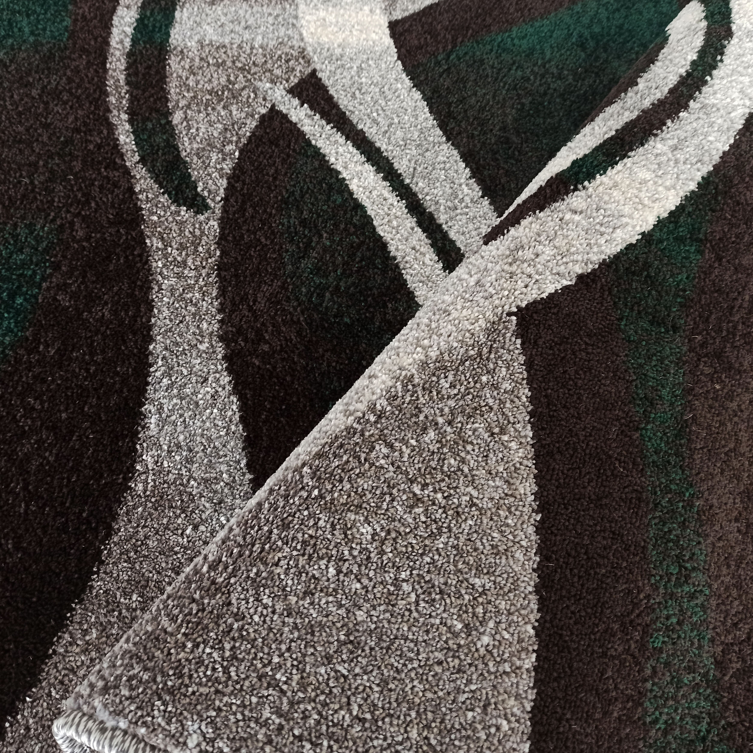 Dywan Nowoczesny Otto 01 Szaro-Zielony