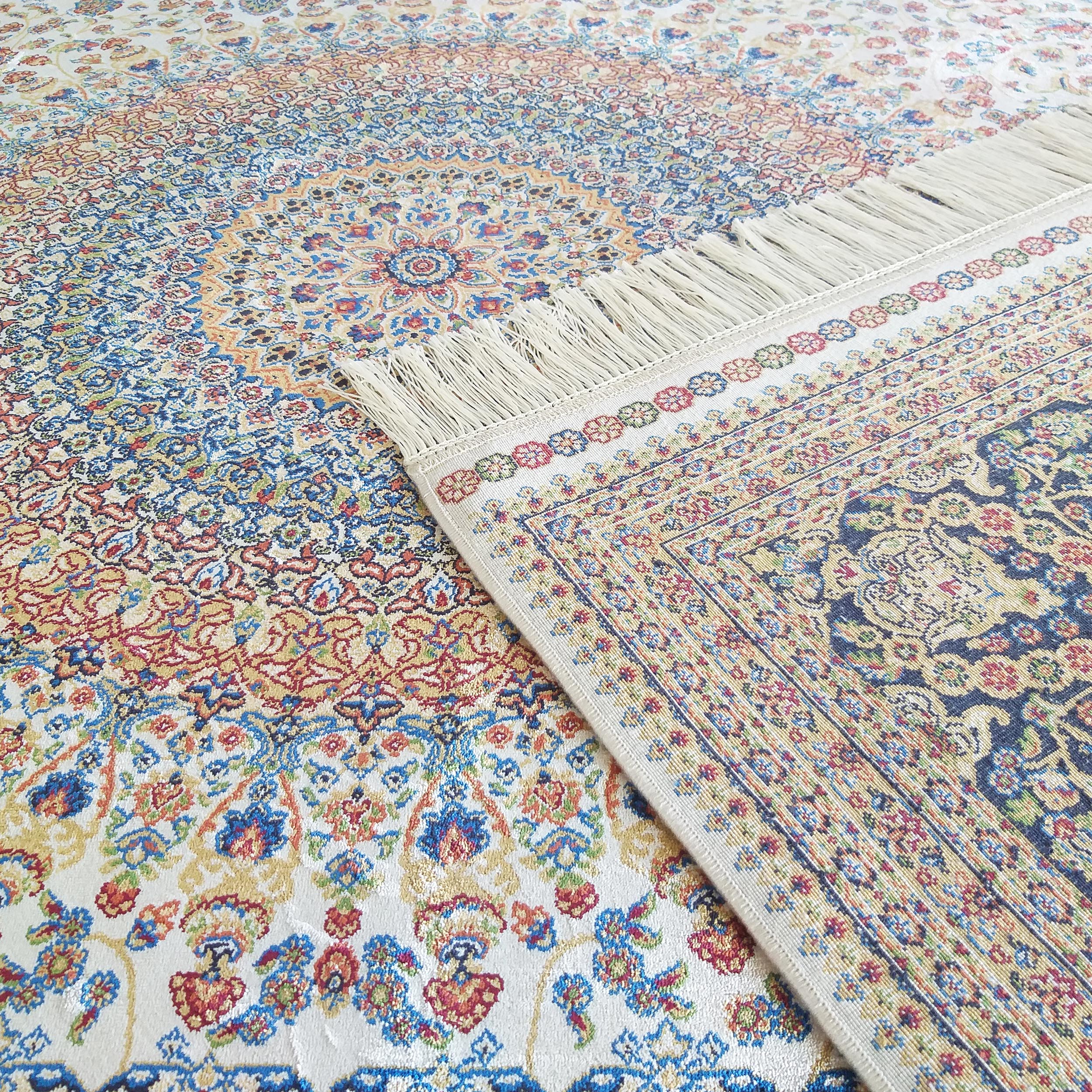 Dywan ekskluzywny Qum Silk 07 - kremowy Dywan ekskluzywny Qum Silk 07 - kremowy