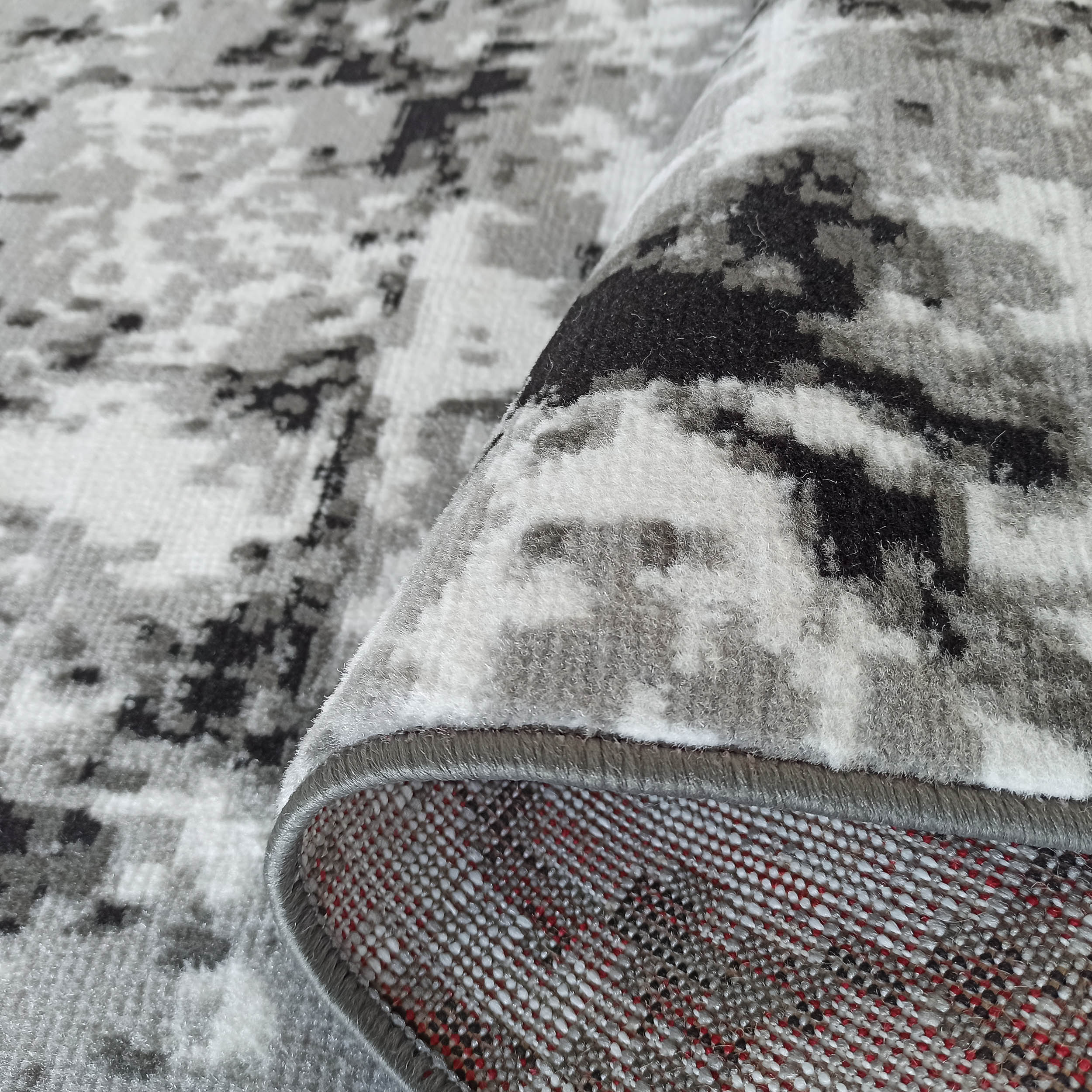 Dywan nowoczesny Soho 18 - czarno - szary