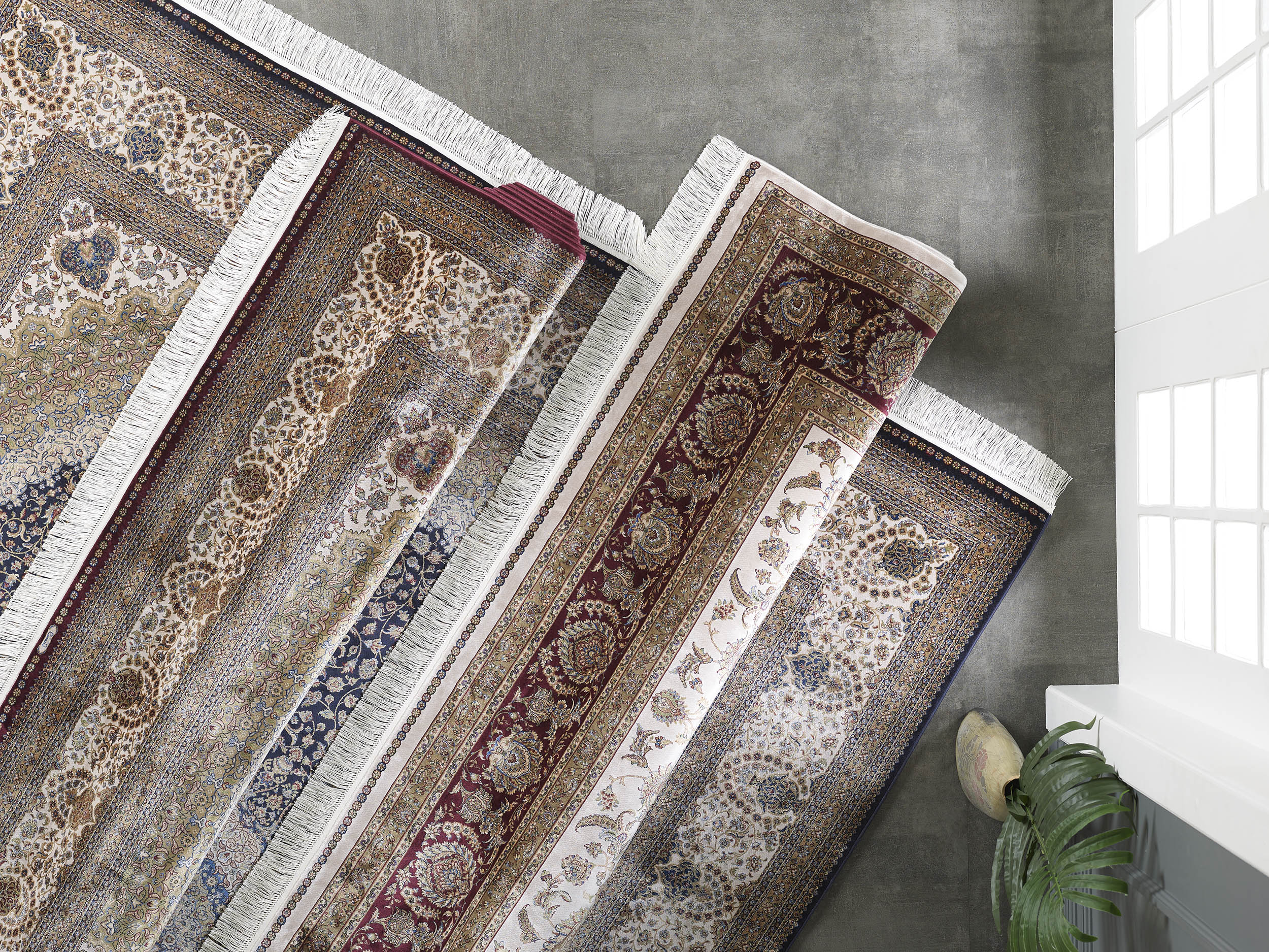 Dywan ekskluzywny Qum Silk 07 - kremowy Dywan ekskluzywny Qum Silk 07 - kremowy