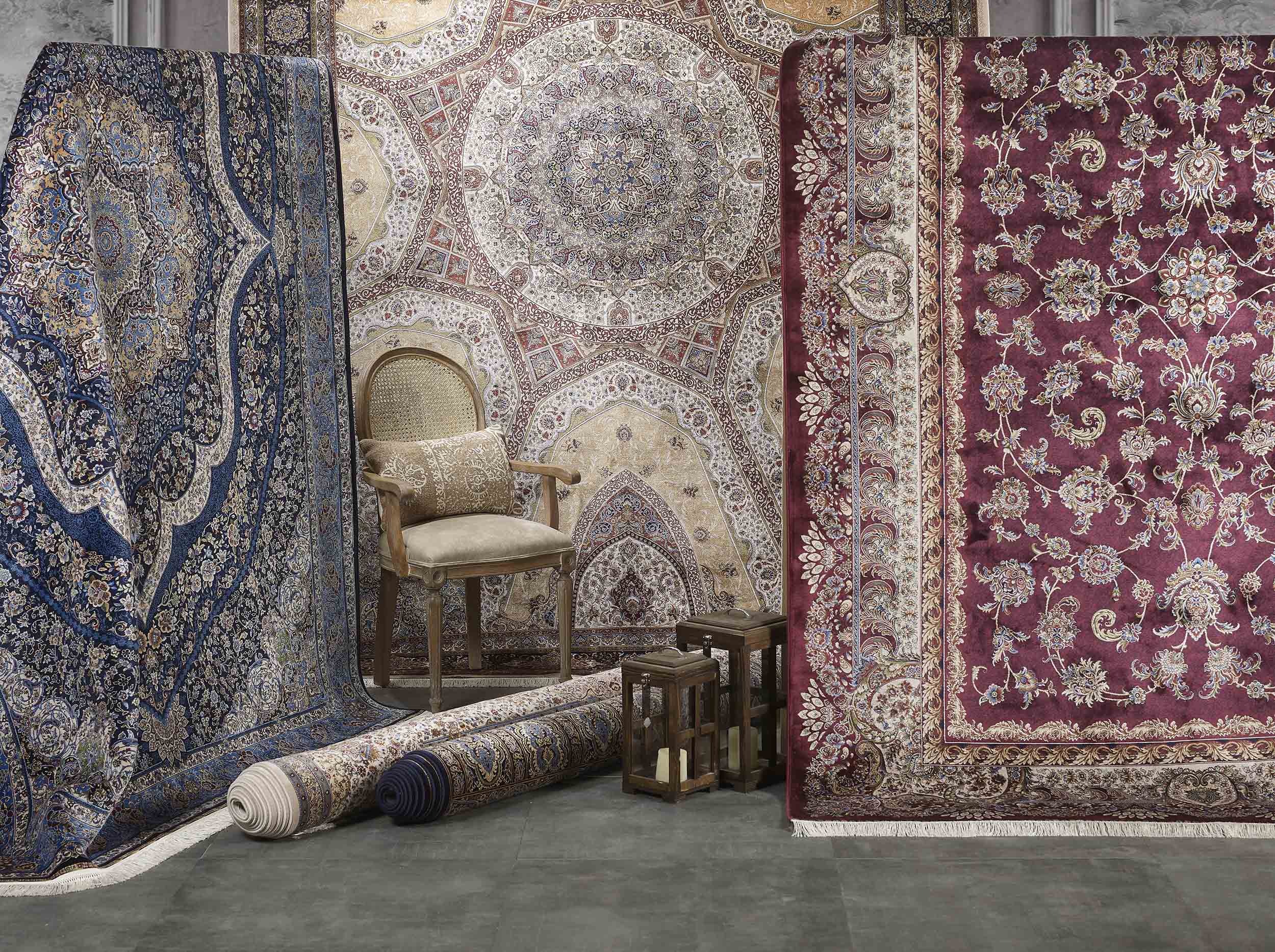 Dywan ekskluzywny Qum Silk 08 - kremowy Dywan ekskluzywny Qum Silk 08 - kremowy