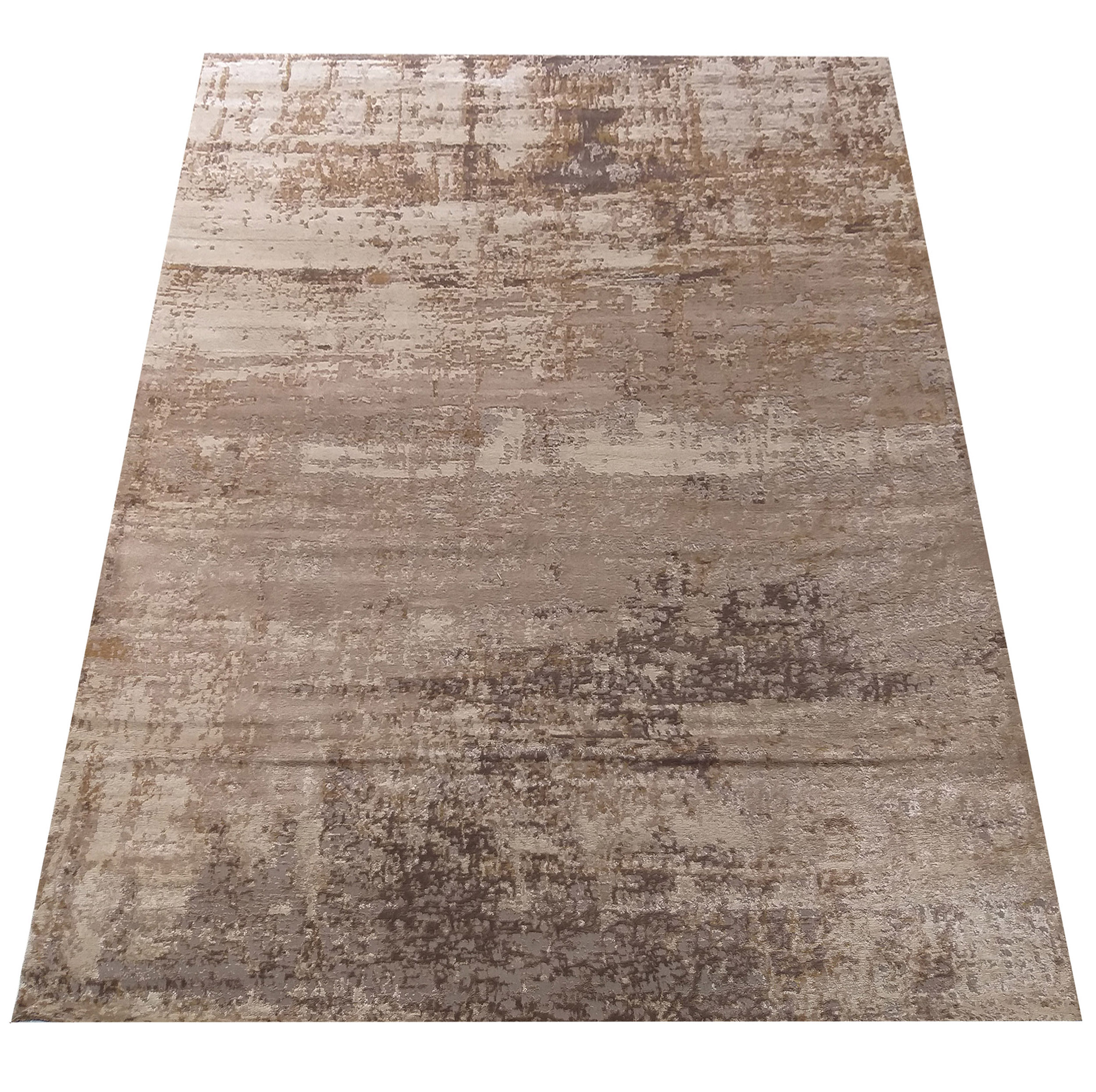 Dywan Nowoczesny Milas Shrink PRL 01D BA - Beżowo - Brązowy