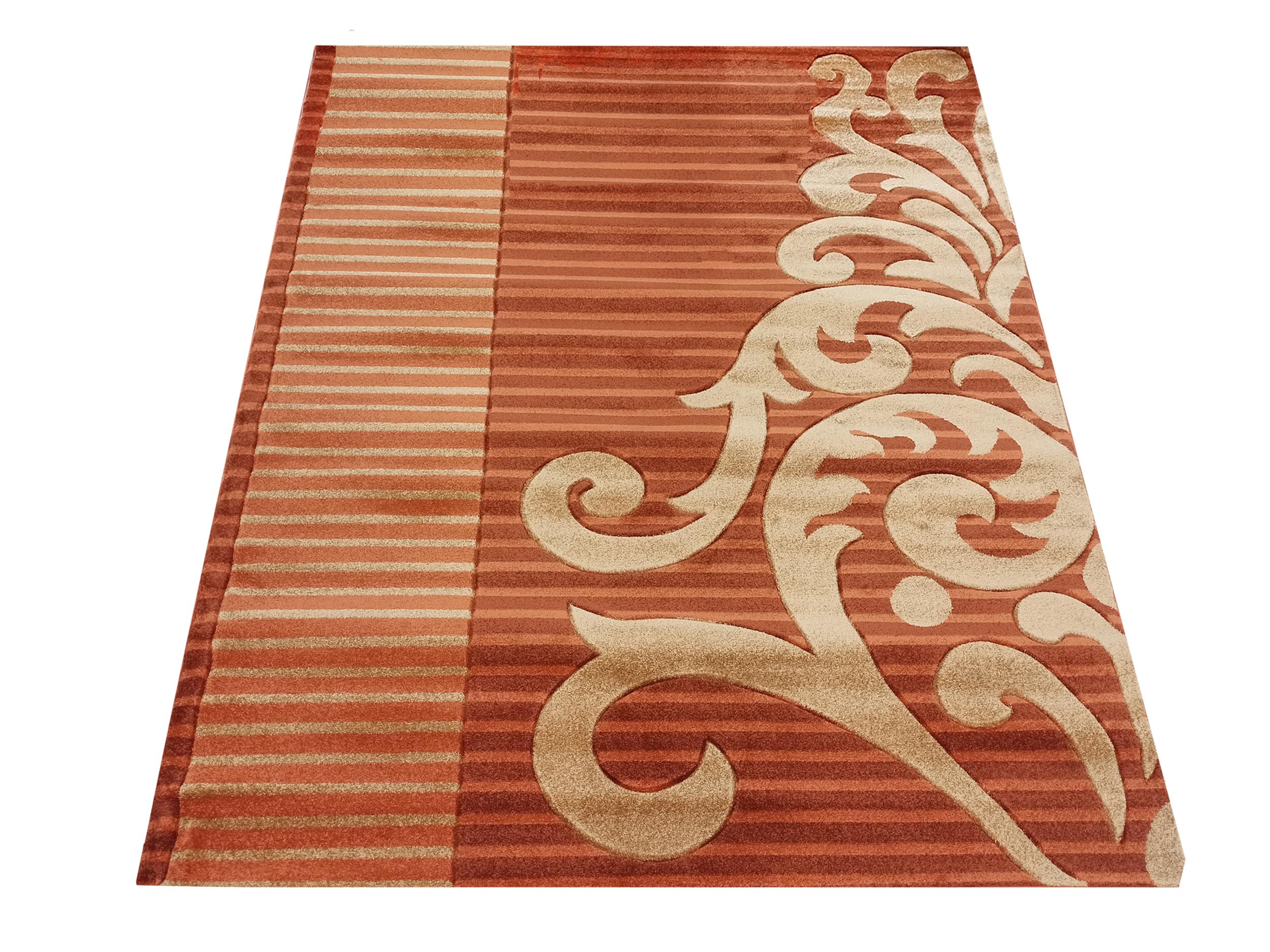 Dywan nowoczesny Fantazja 6151A-TE - pomarańczowy Dywan nowoczesny Fantazja 6151A-TE - pomarańczowy