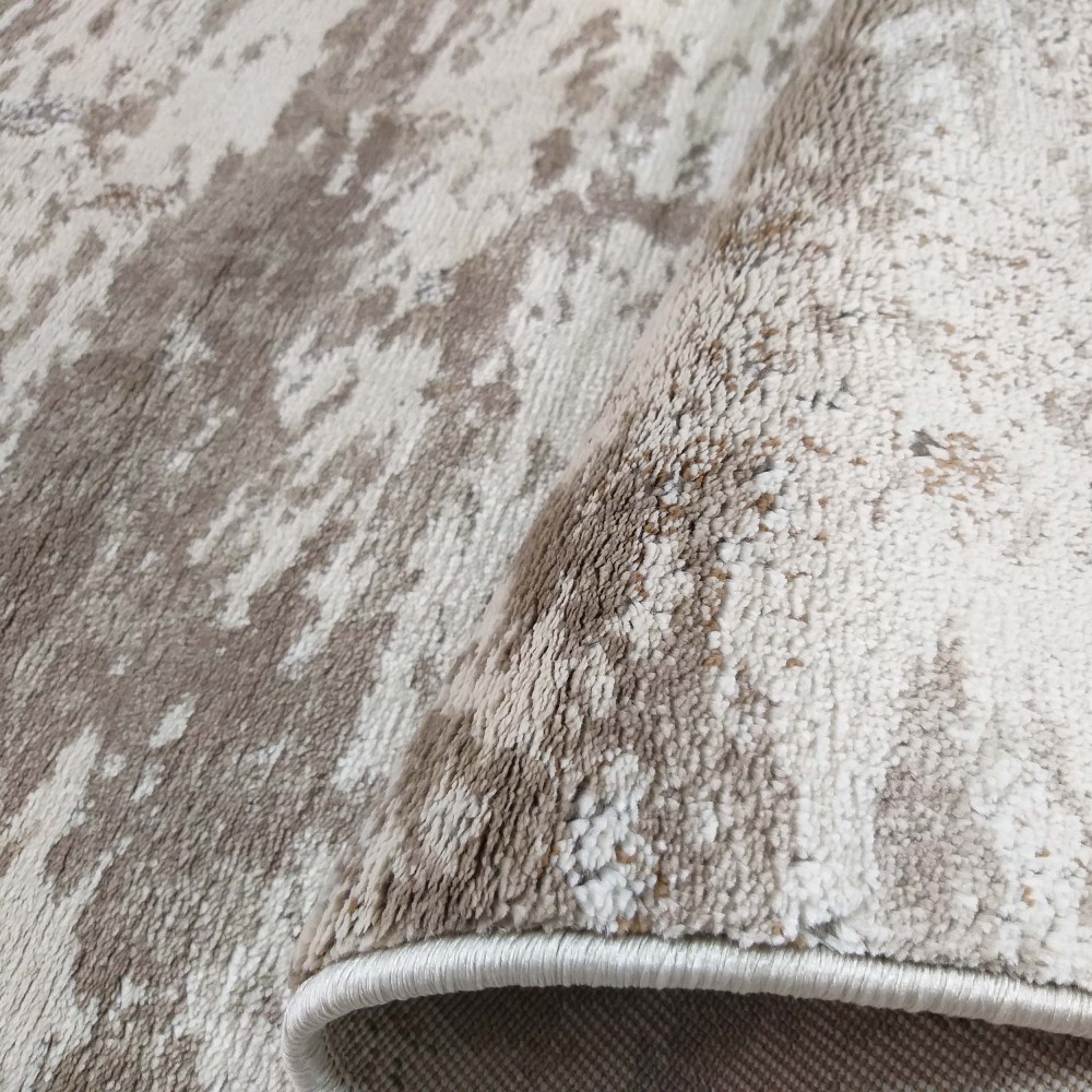 Dywan Nowoczesny Milas Shrink PRL 09B HK - Beżowo - Brązowy