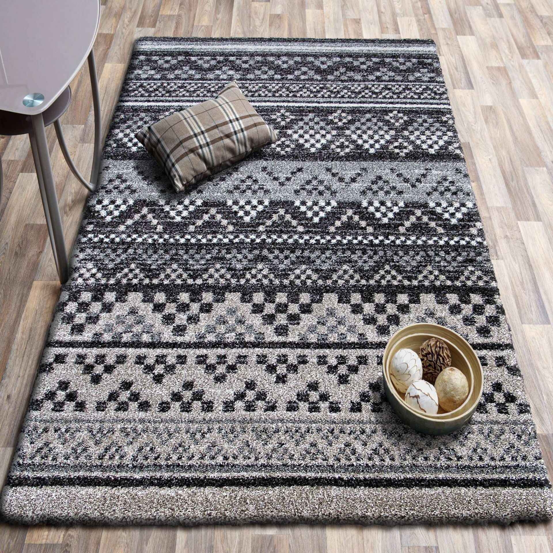 Dywan Nowoczesny Do Salonu Sherpa 04 Brązowy Dywan Nowoczesny Do Salonu Sherpa 04 Brązowy