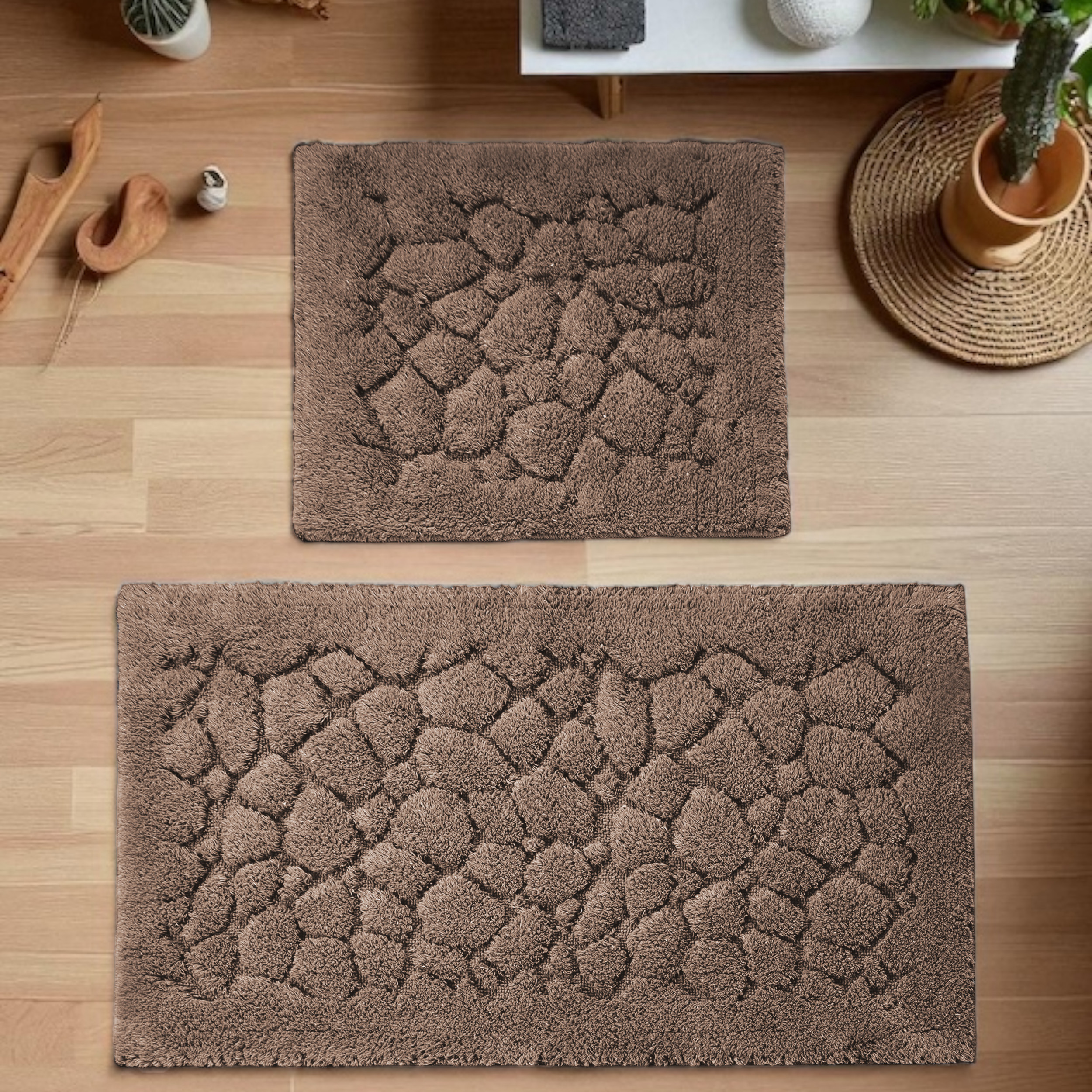 Komplet Dywaników Łazienkowych Boston 10 - Brązowy