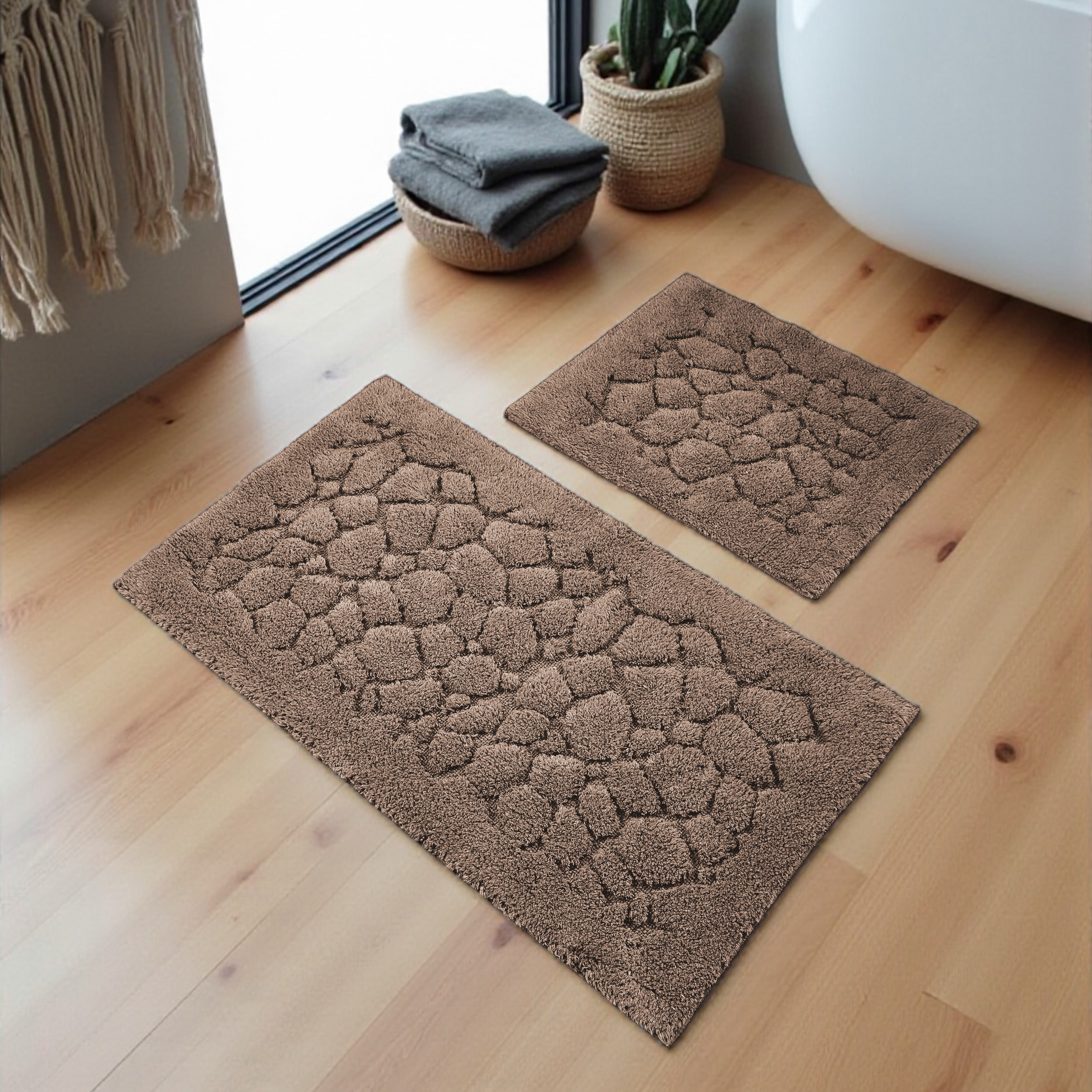 Komplet Dywaników Łazienkowych Boston 10 - Brązowy