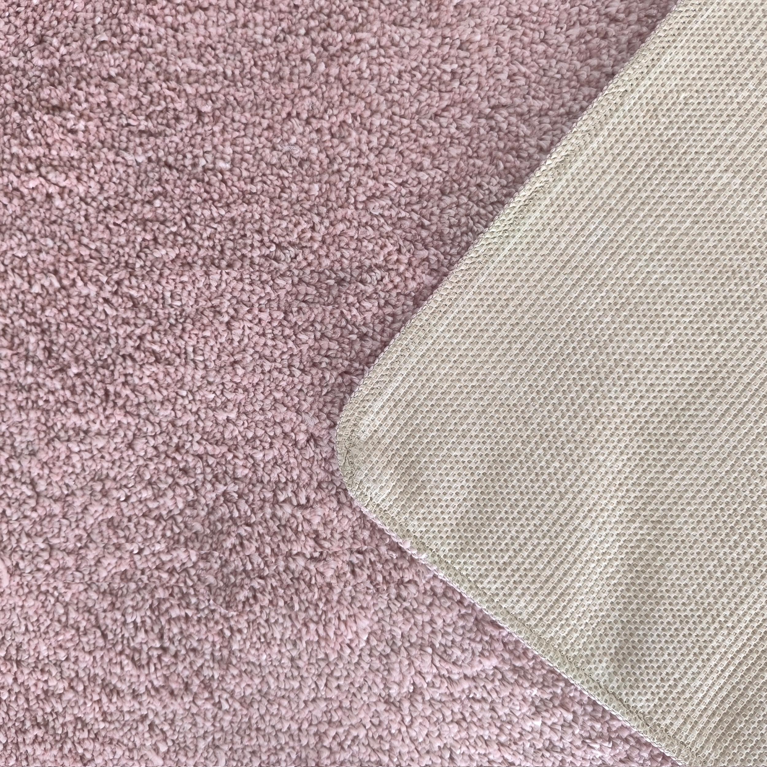 Dywan Kamel Typu Shaggy Nowoczesny Soft - Pudrowy róż