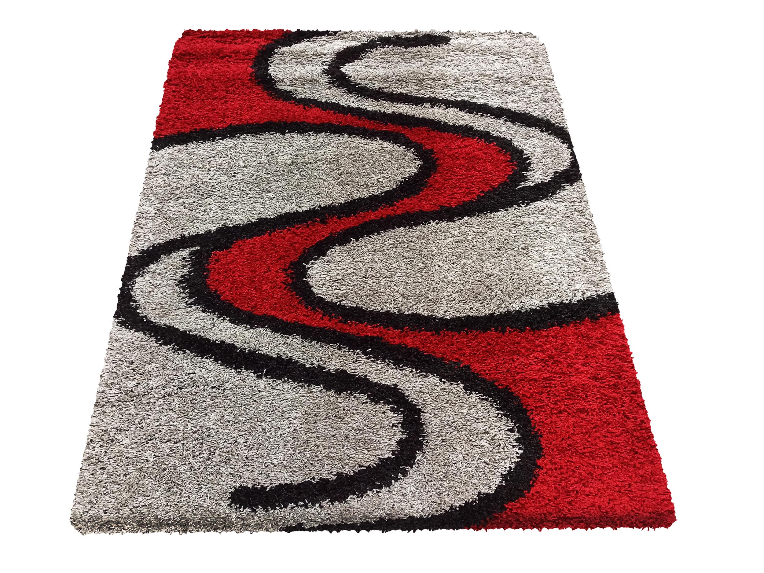 Dywan Nowoczesny Shaggy Long 484-GRED - wielokolorowy