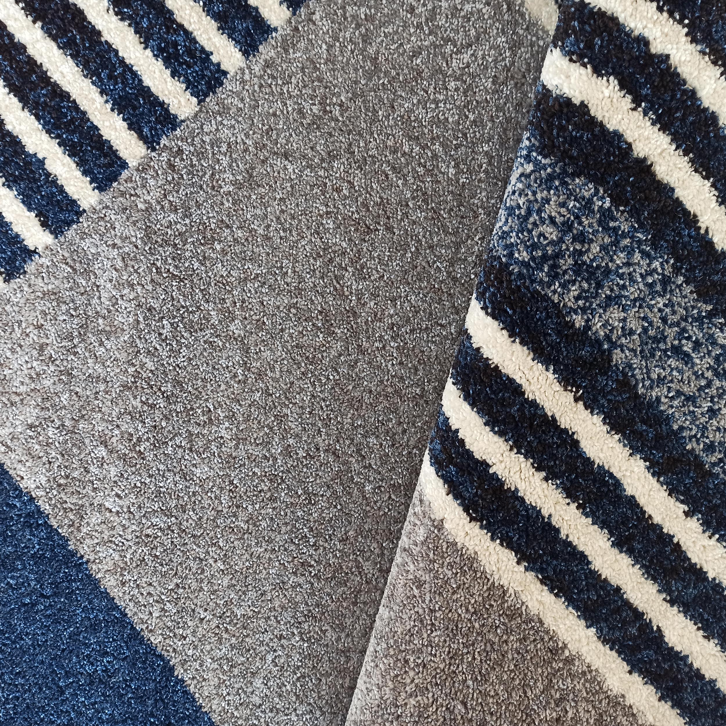 Dywan Nowoczesny Otto 03 Szaro-Granatowy Dywan Nowoczesny Otto 03 Szaro-Granatowy