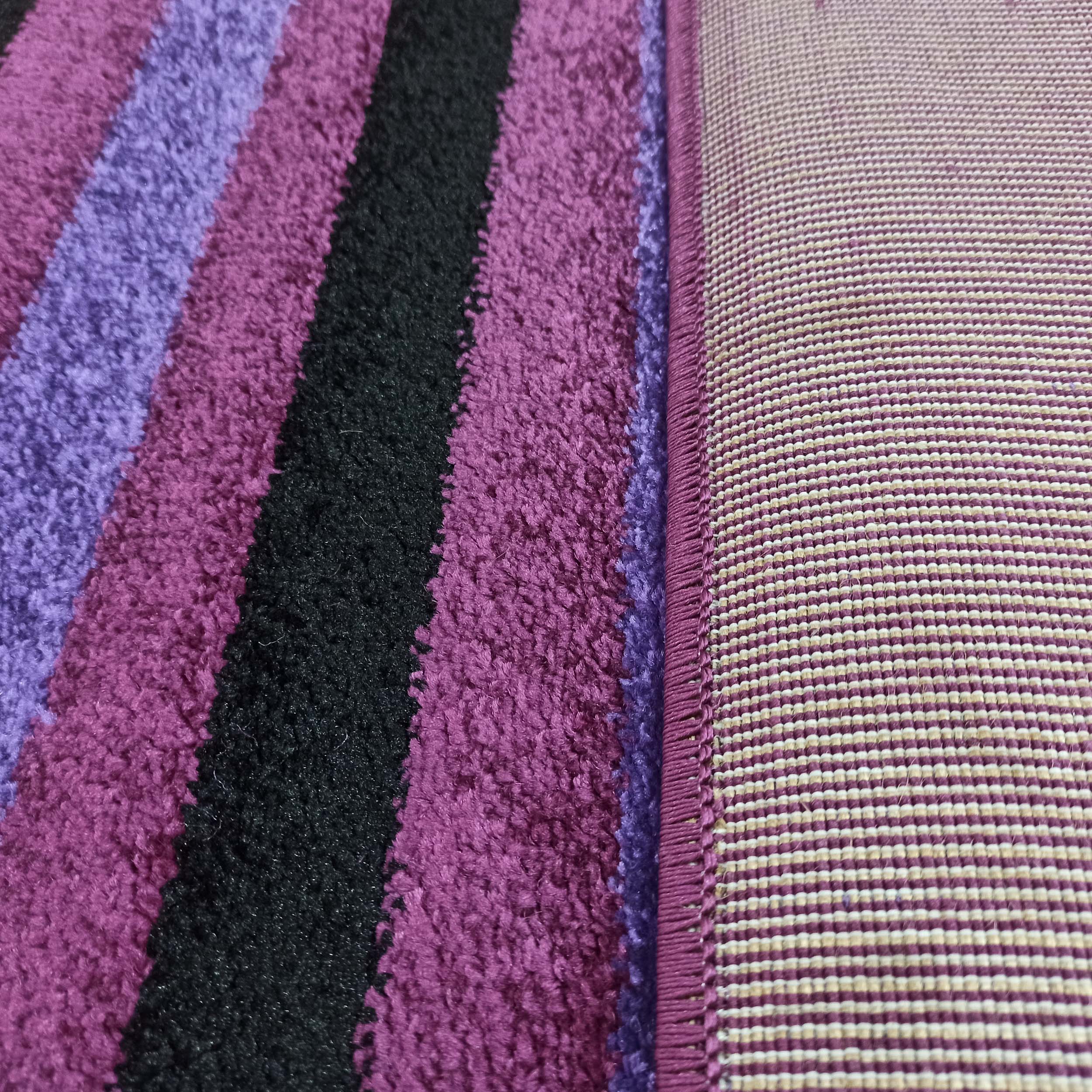 Dywan nowoczesny Fantazja FALA-LB - fioletowy