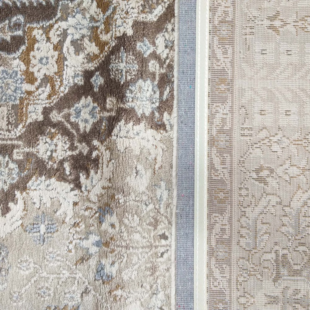 Dywan Nowoczesny Milas Shrink PRL 02C KA - Beżowo - Brązowy Dywan Nowoczesny Milas Shrink PRL 02C KA - Beżowo - Brązowy