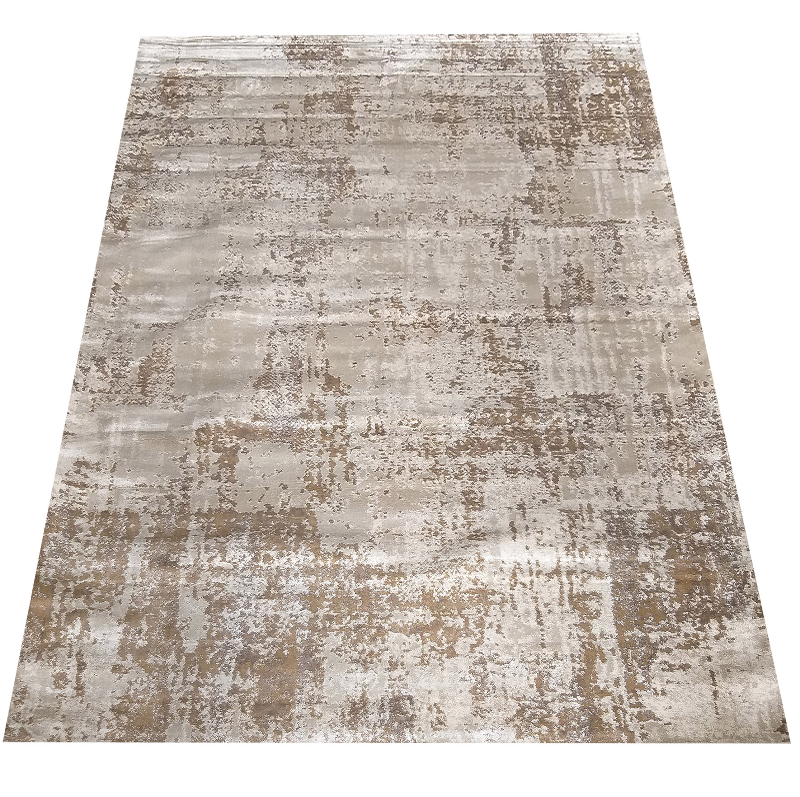 Dywan Nowoczesny Milas Shrink PRL 13C KA - Beżowo - Brązowy