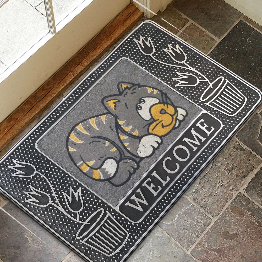 Wycieraczka Przed Drzwi Kot 40x70