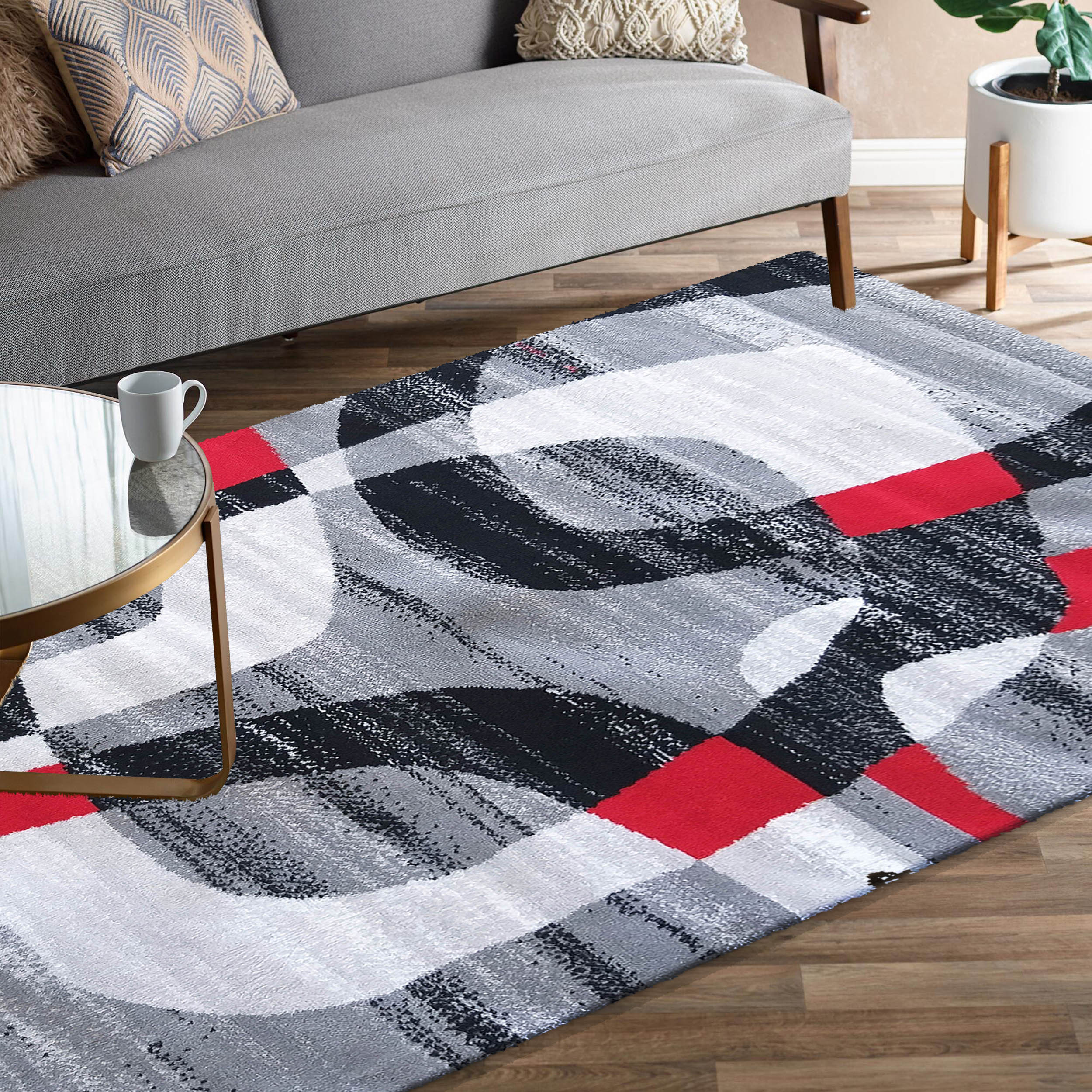 Dywan Nowoczesny Soho 2004A-RG - wielokolorowy