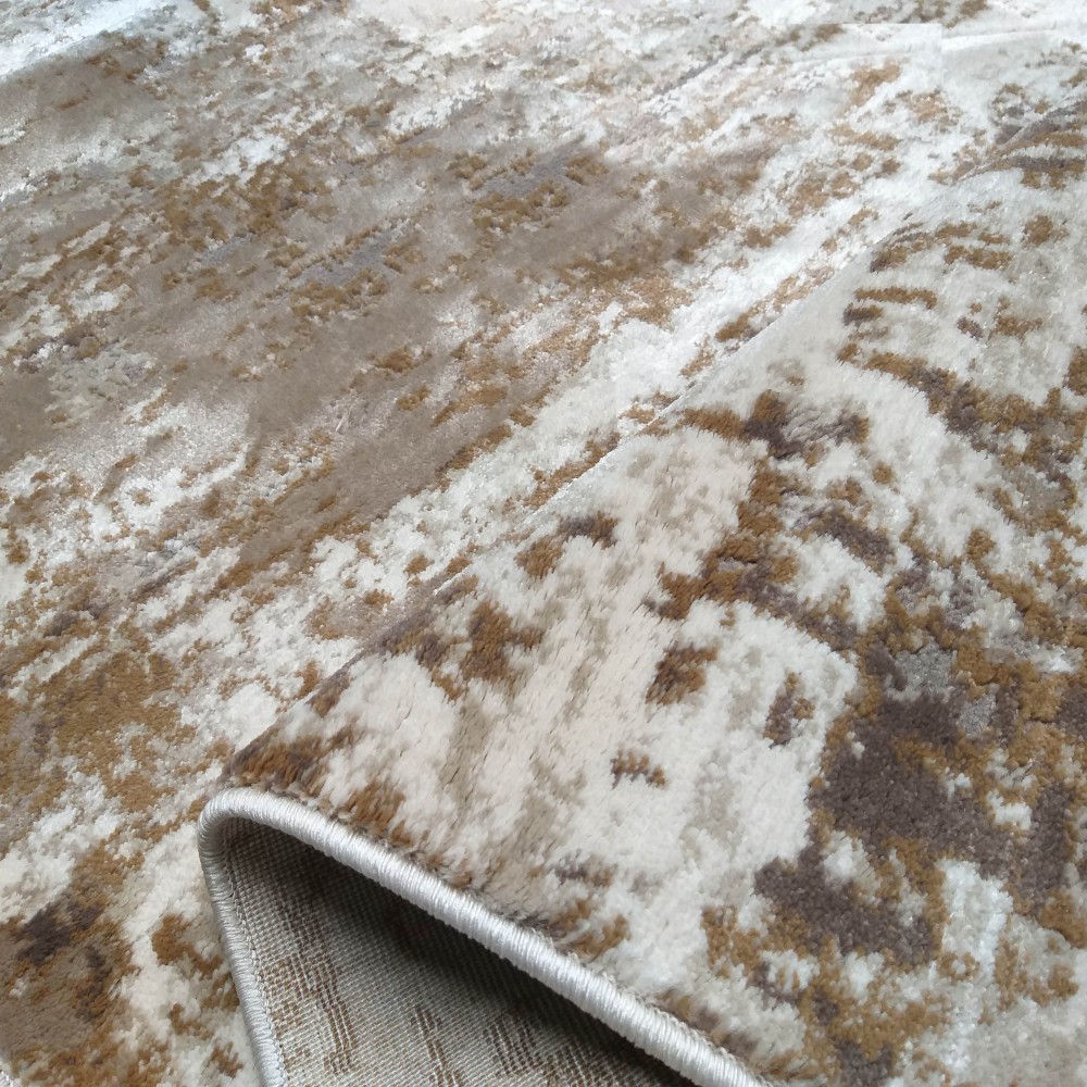 Dywan Nowoczesny Milas Shrink PRL 01B KK - Beżowo - Brązowy Dywan Nowoczesny Milas Shrink PRL 01B KK - Beżowo - Brązowy