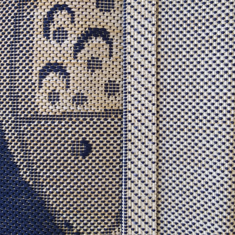 Dywan Nowoczesny Sznurkowy OUTDOOR Patio 38 - Granatowy Dywan Nowoczesny Sznurkowy OUTDOOR Patio 38 - Granatowy