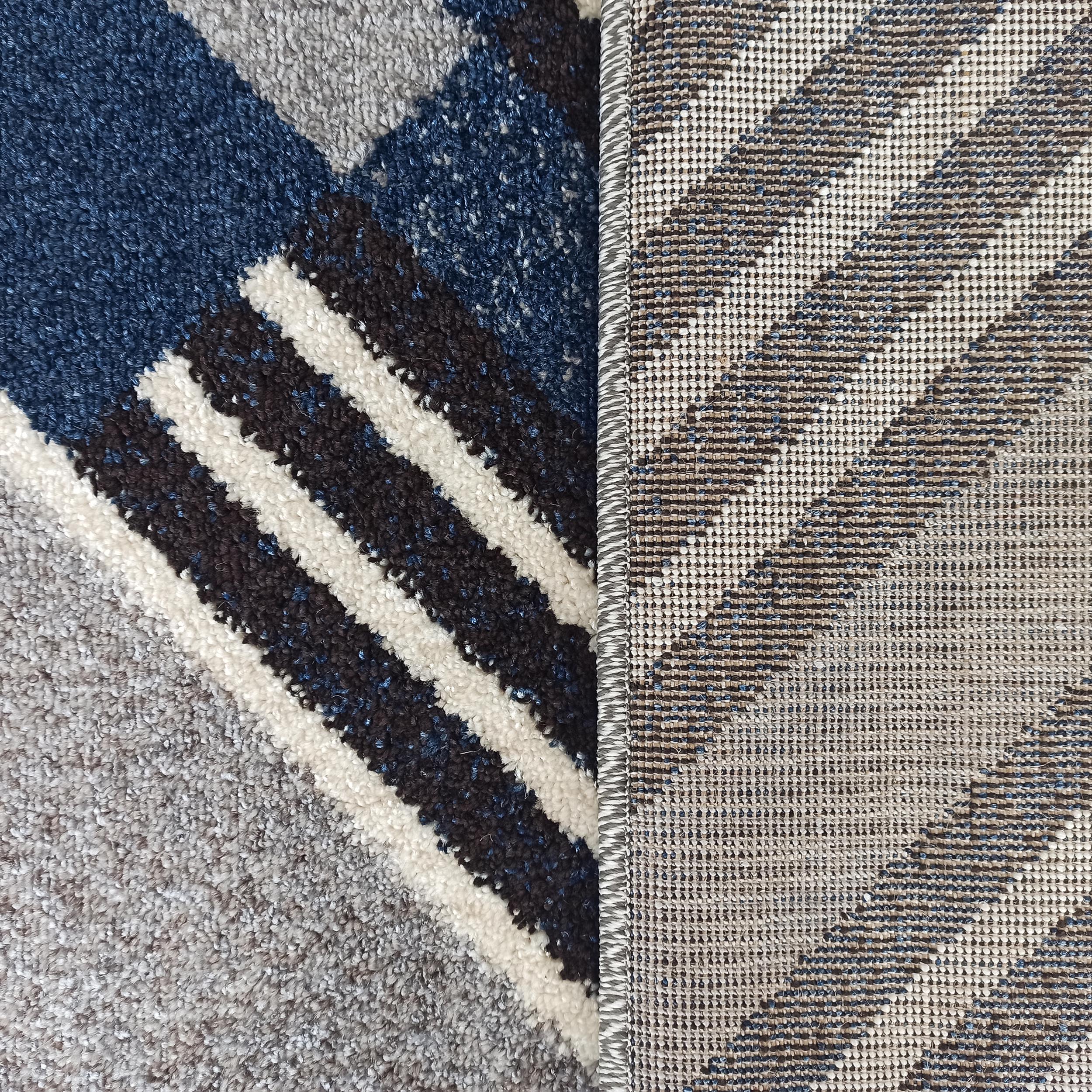 Dywan Nowoczesny Otto 03 Szaro-Granatowy Dywan Nowoczesny Otto 03 Szaro-Granatowy