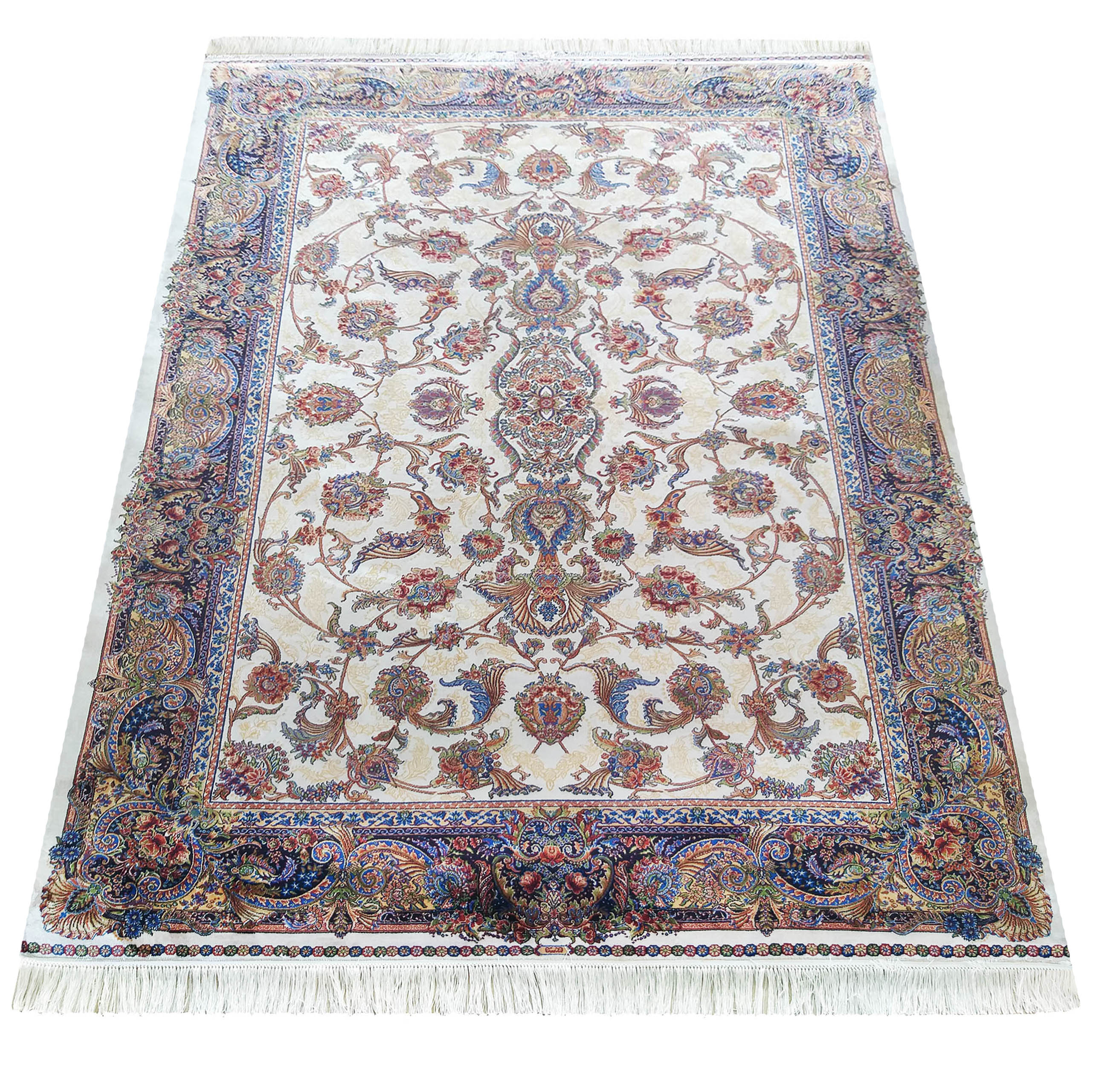 Dywan ekskluzywny Qum Silk 08 - kremowy Dywan ekskluzywny Qum Silk 08 - kremowy