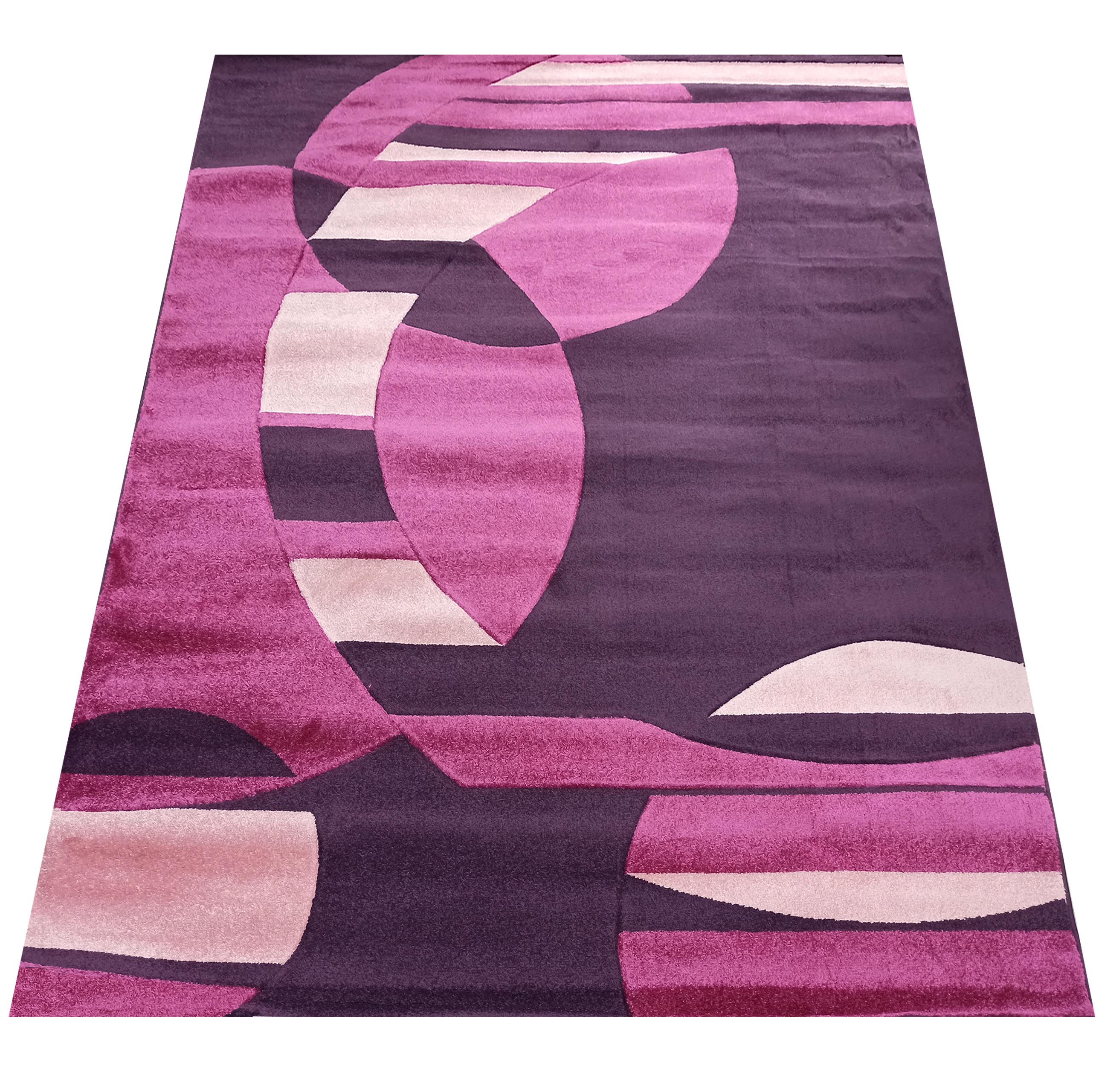 Dywan nowoczesny Fantazja 06287A - fioletowy