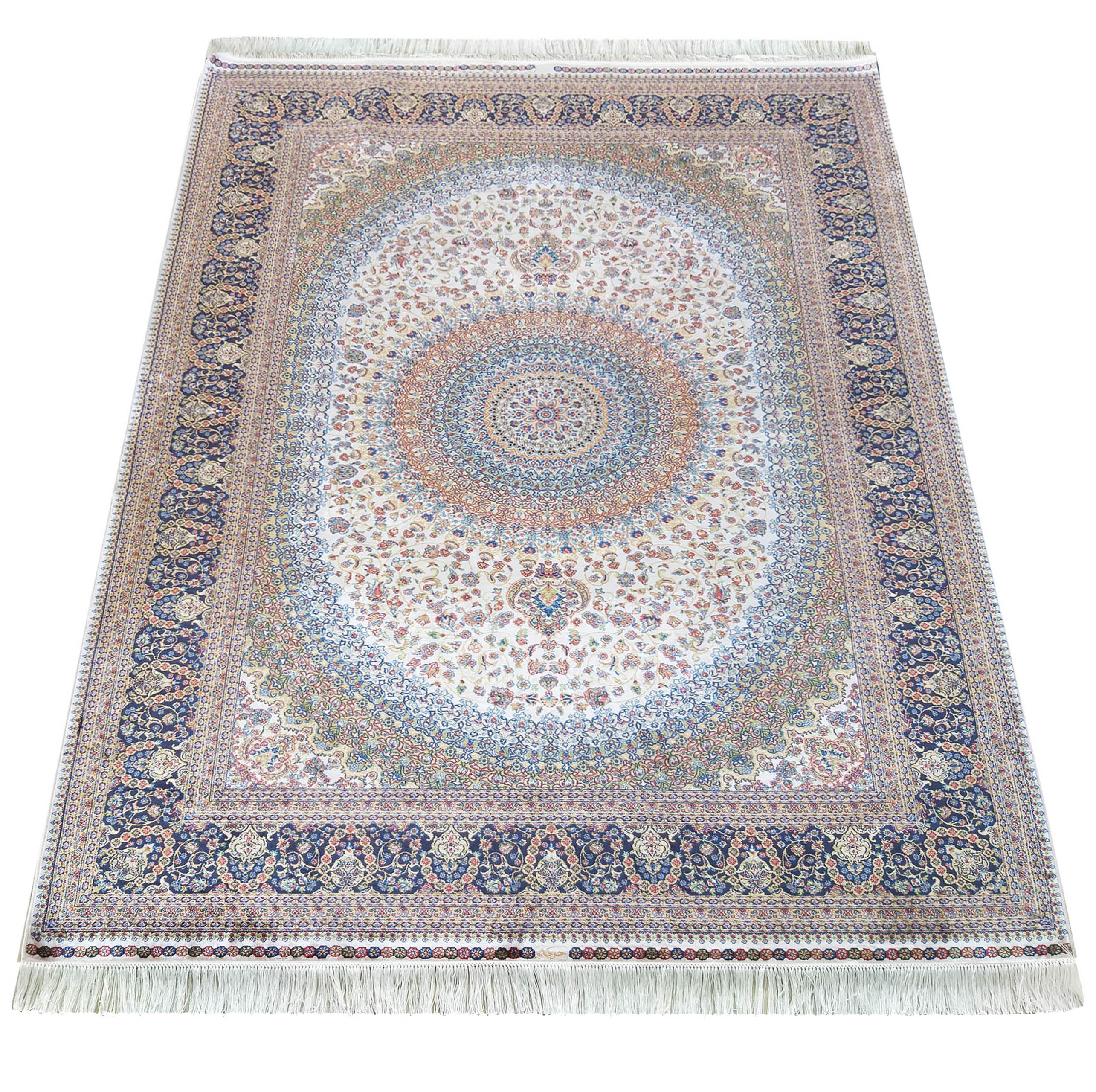 Dywan ekskluzywny Qum Silk 07 - kremowy Dywan ekskluzywny Qum Silk 07 - kremowy