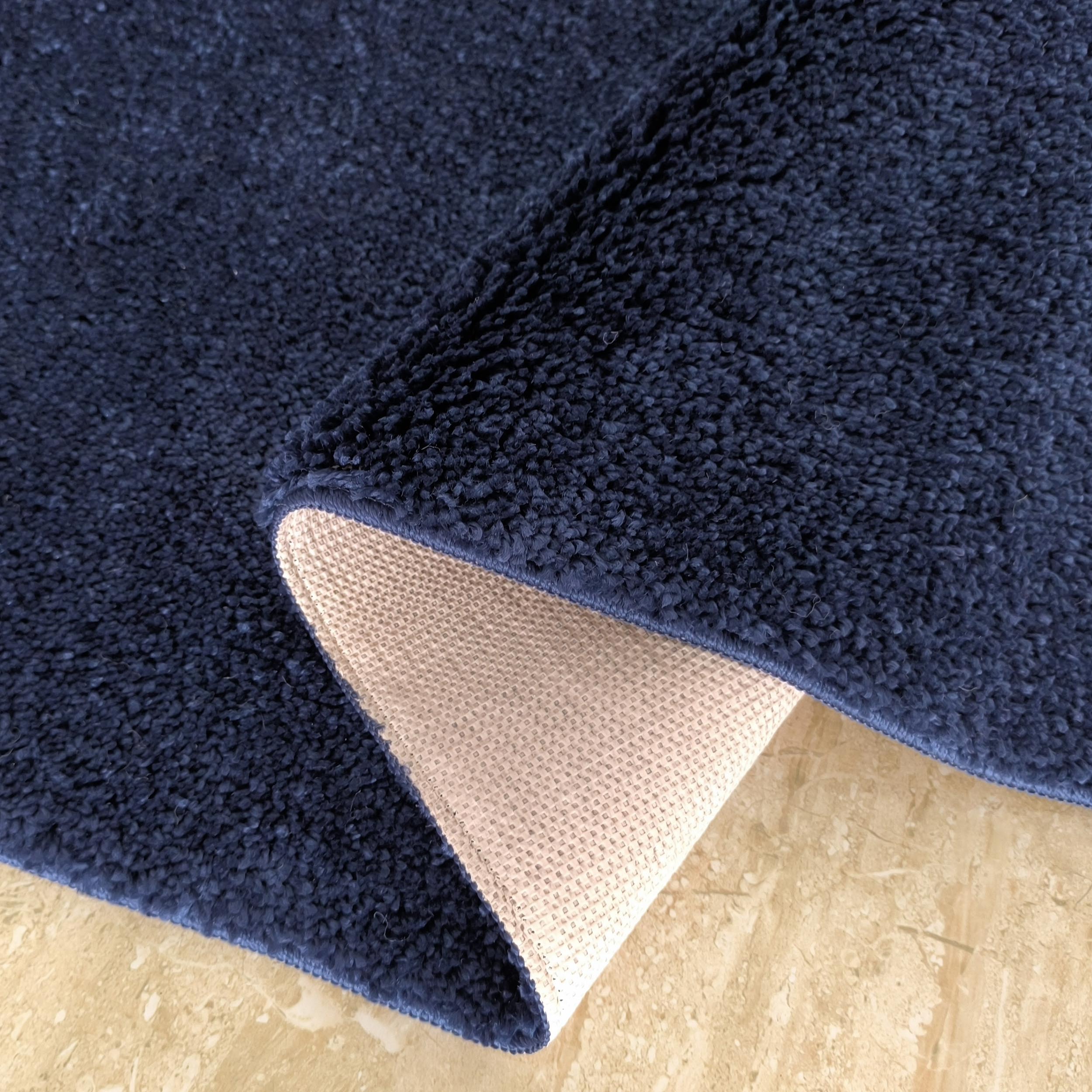 Dywan Kamel Typu Shaggy Nowoczesny Soft - Granatowy